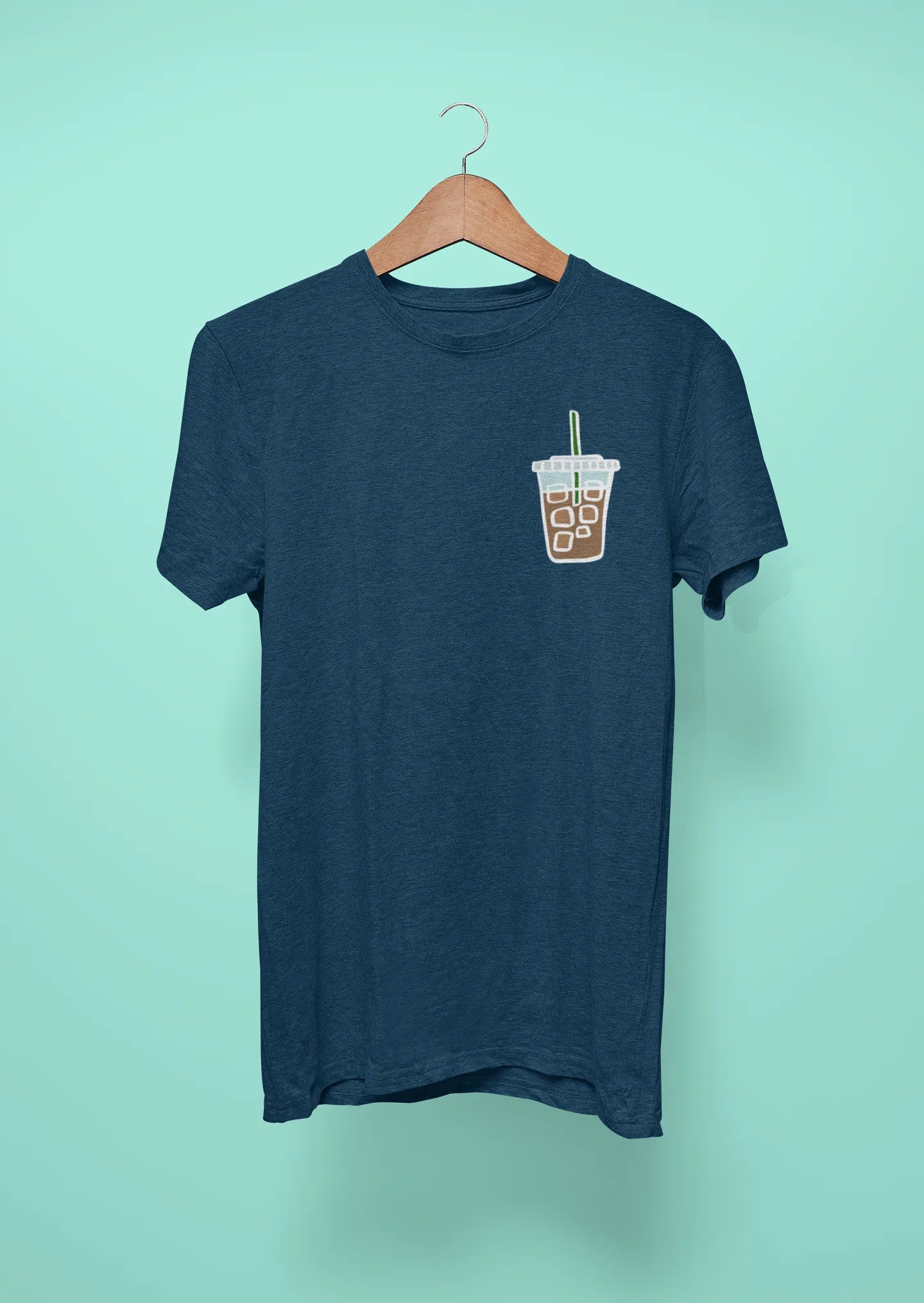 Coffee? Navy Blue, L