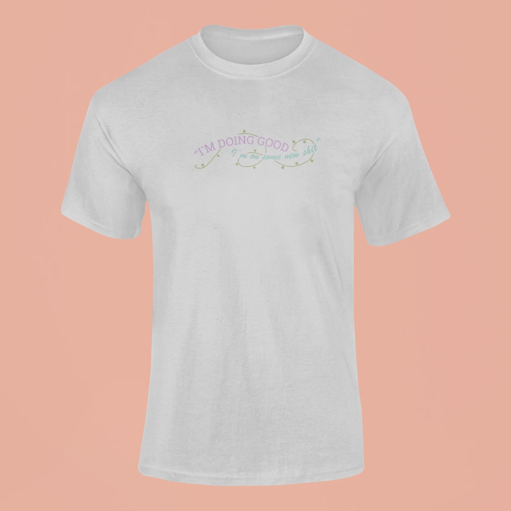 im doing good im on some new shit t shirt grey