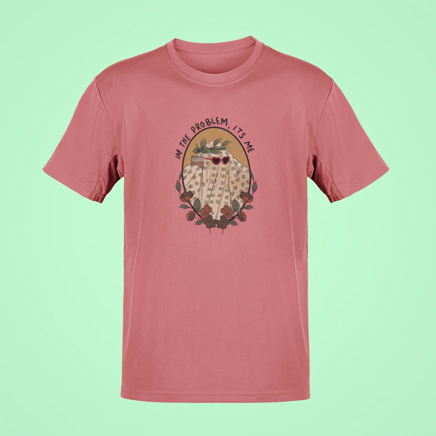 im the problem its me oversized t shirt rose