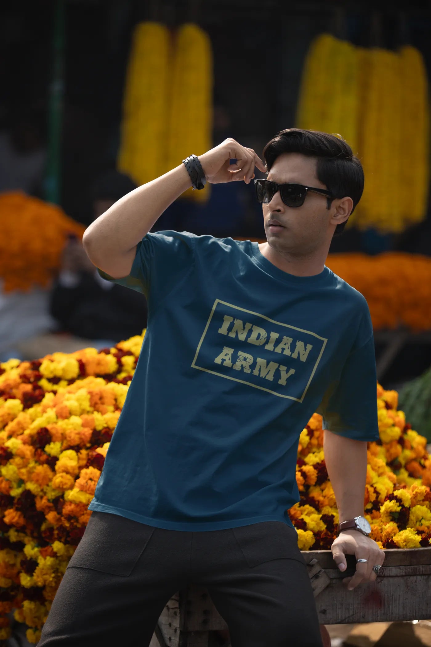 Indian Army Oversized T-Shirt