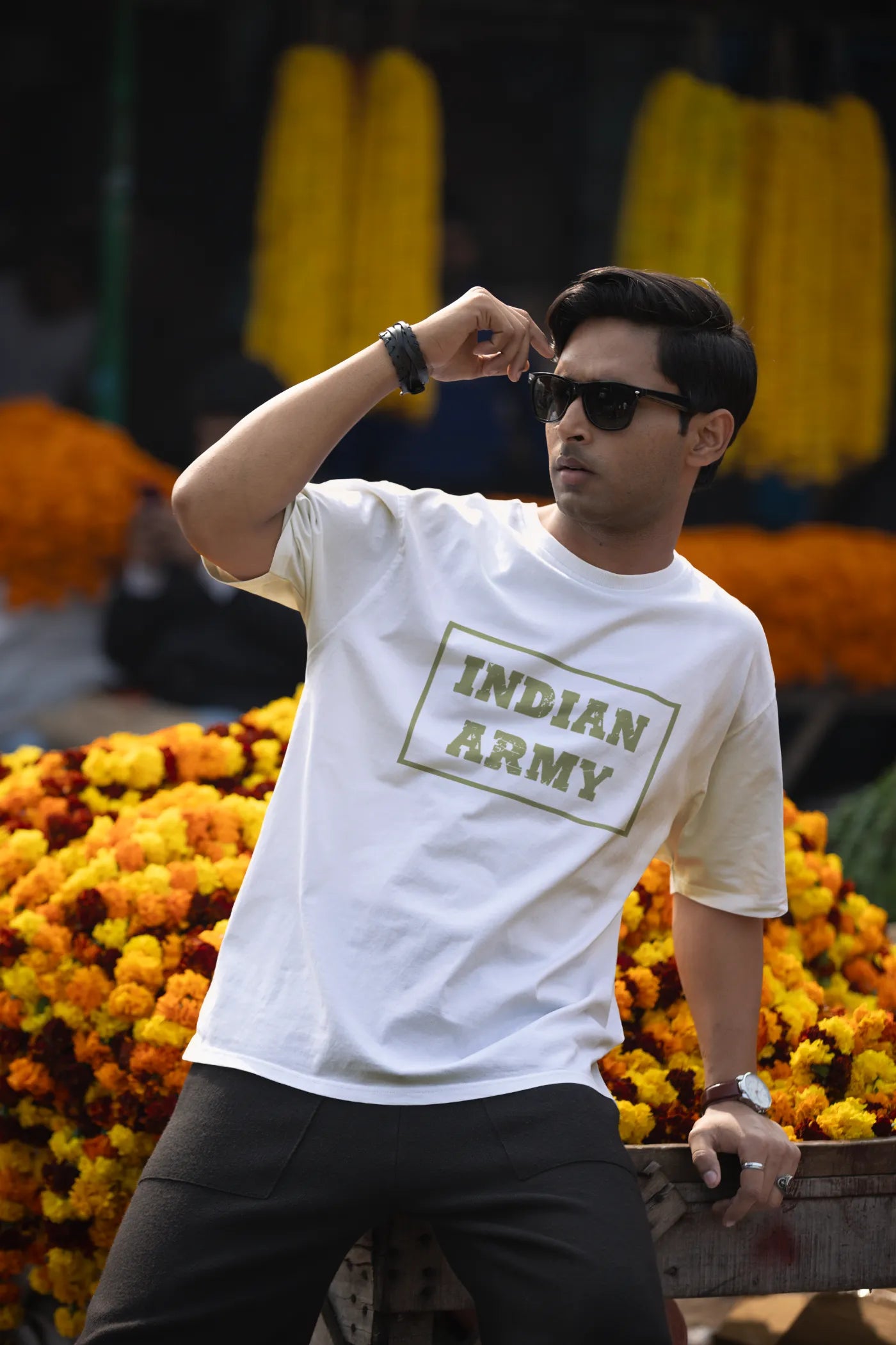 Indian Army Oversized T-Shirt