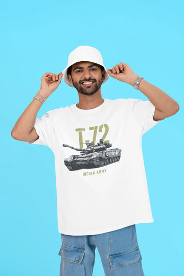 Indian Army T-72 Tank Oversized T-Shirt