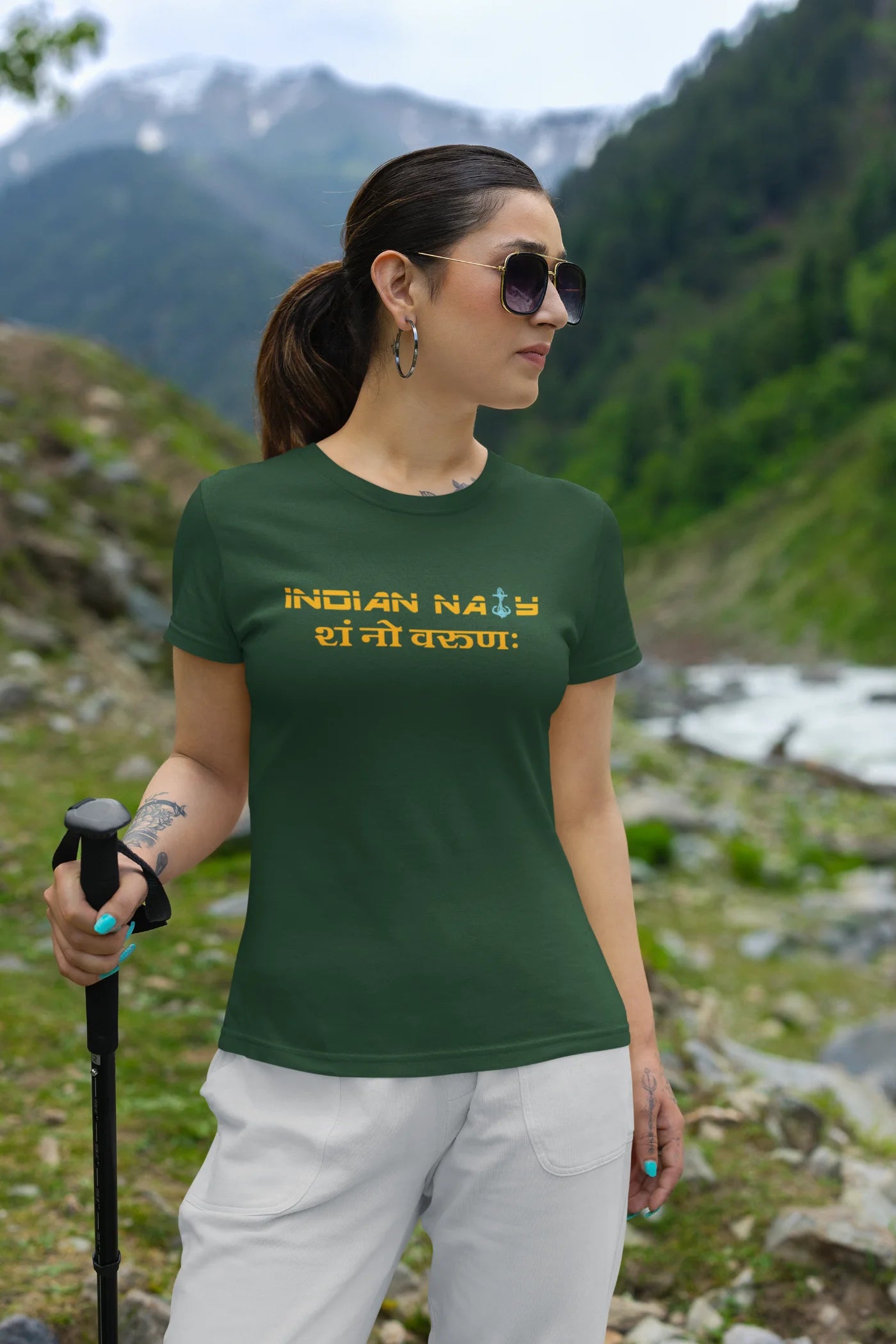 Indian Navy Sham No Varunah T-Shirt