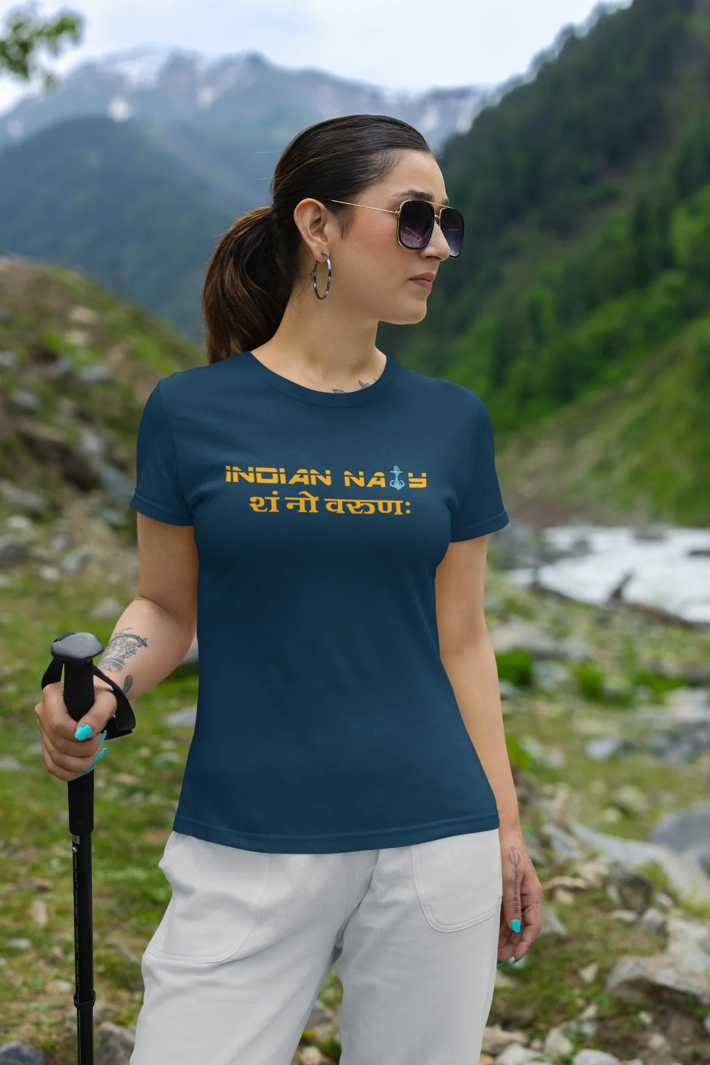 Indian Navy Sham No Varunah T-Shirt