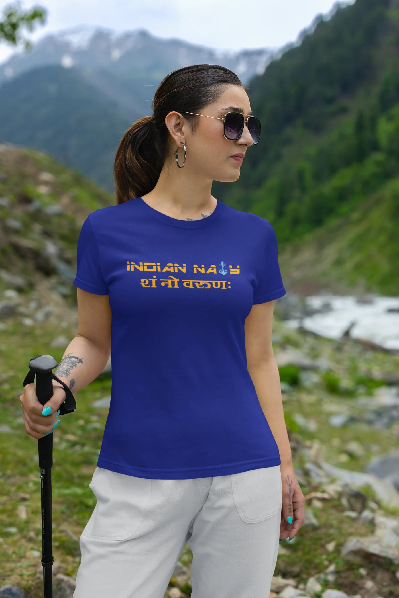 Indian Navy Sham No Varunah T-Shirt