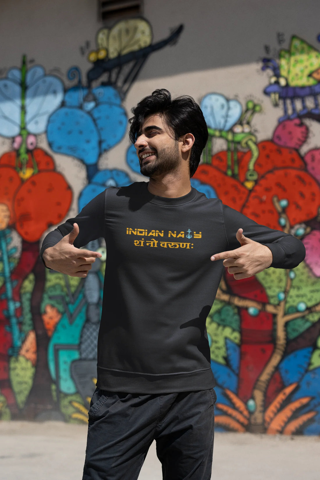 Indian Navy Sham No Varunah Unisex Sweatshirt