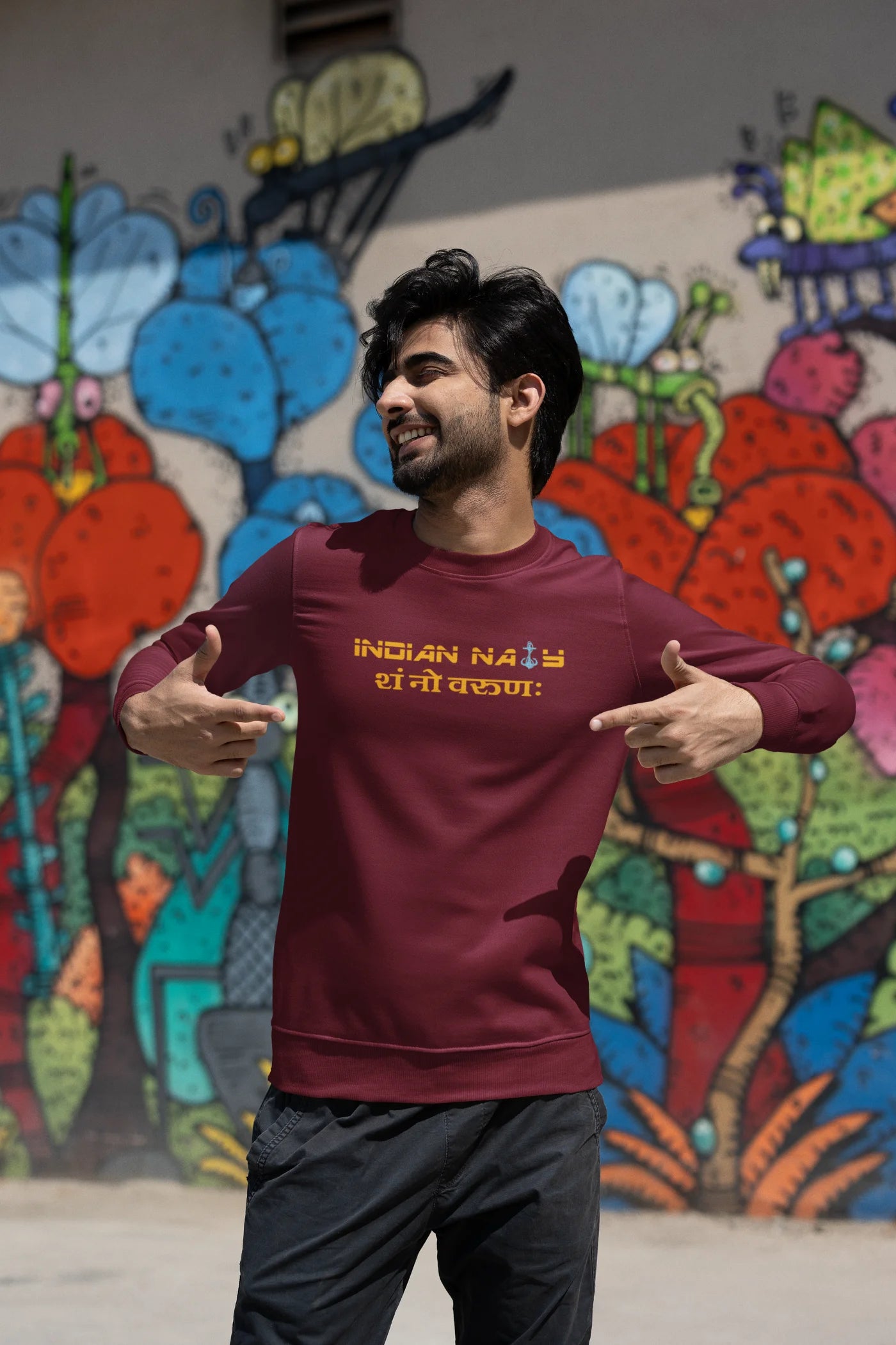 Indiase marine Sham No Varunah unisex sweatshirt