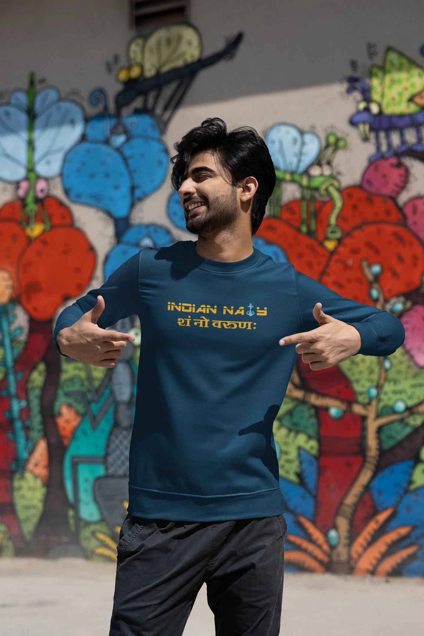 Indiase marine Sham No Varunah unisex sweatshirt