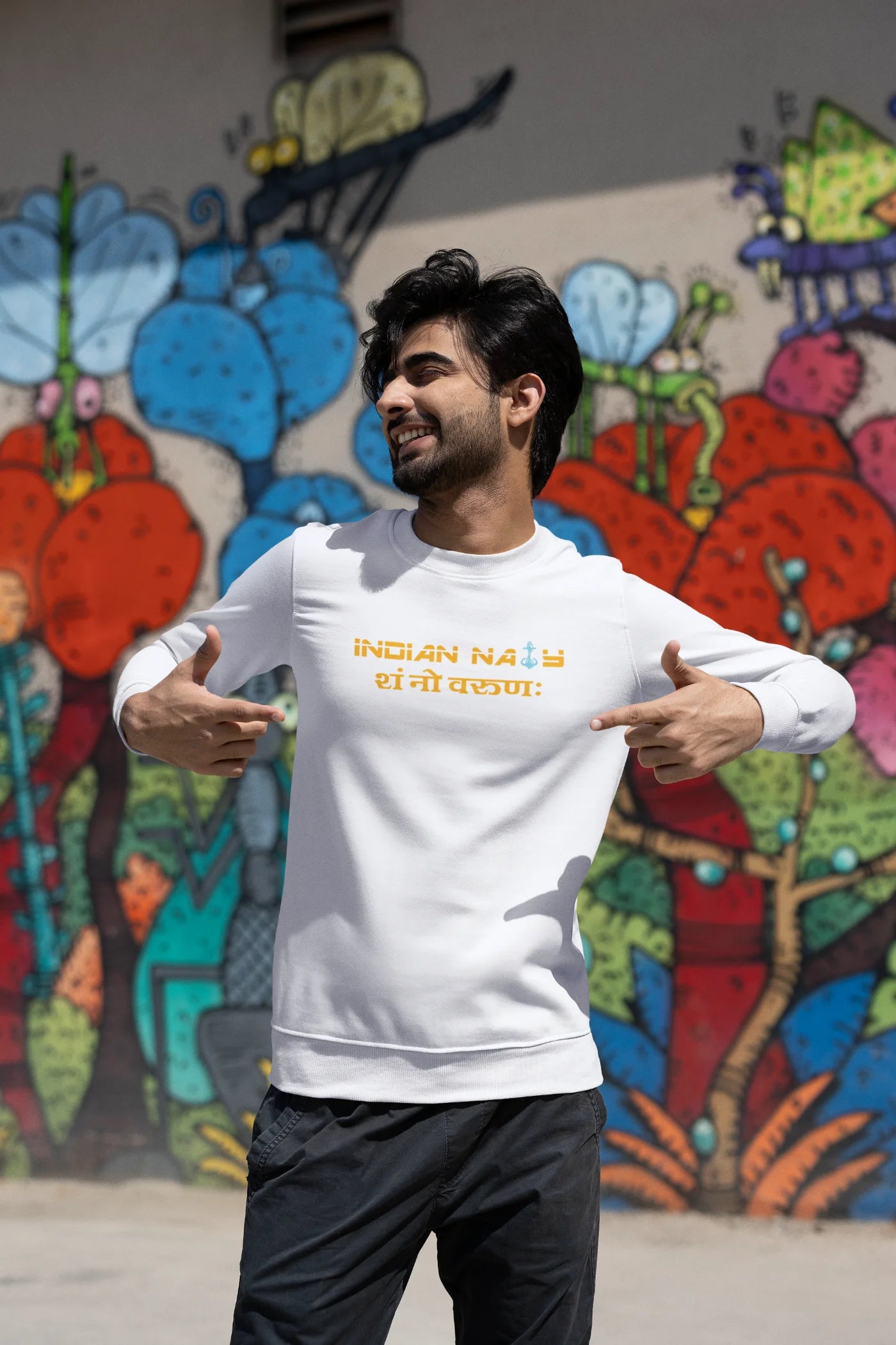Indiase marine Sham No Varunah unisex sweatshirt