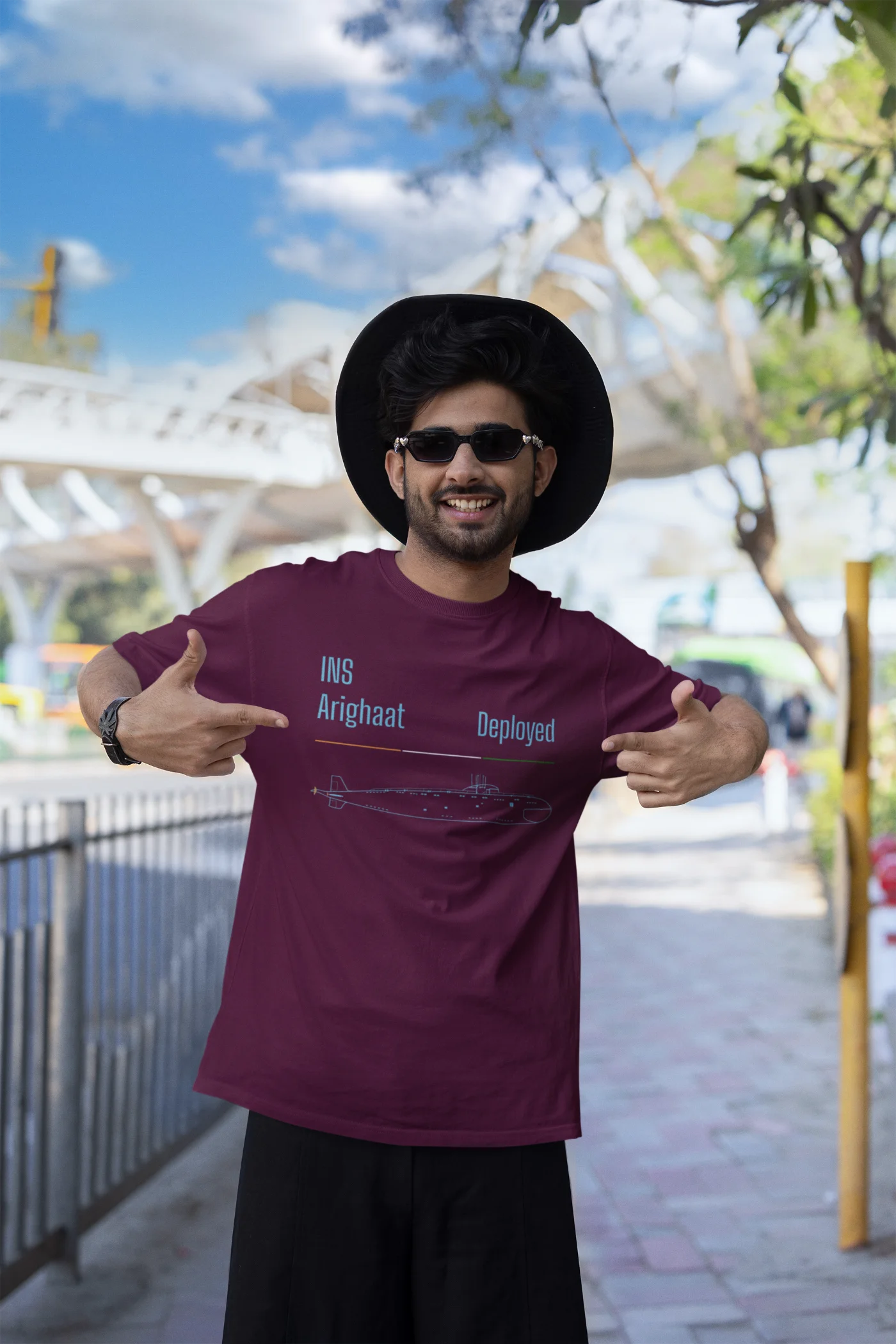 INS Arighaat Oversized T-Shirt