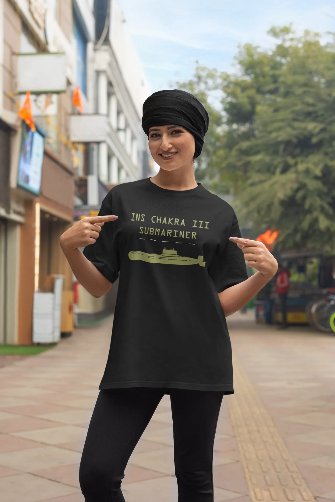 INS Chakra 3 Oversized T-Shirt
