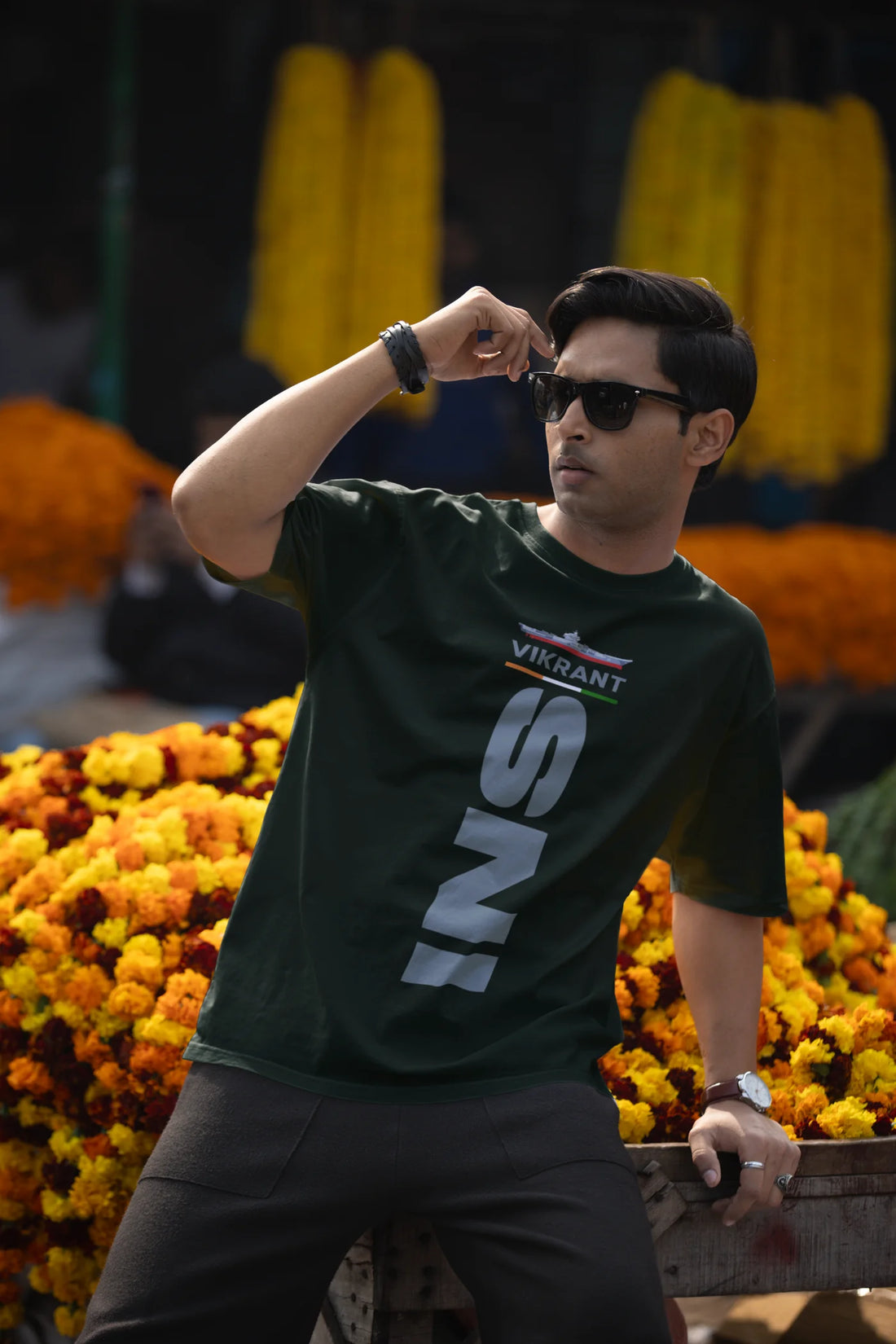INS Vikrant Oversized T-Shirt