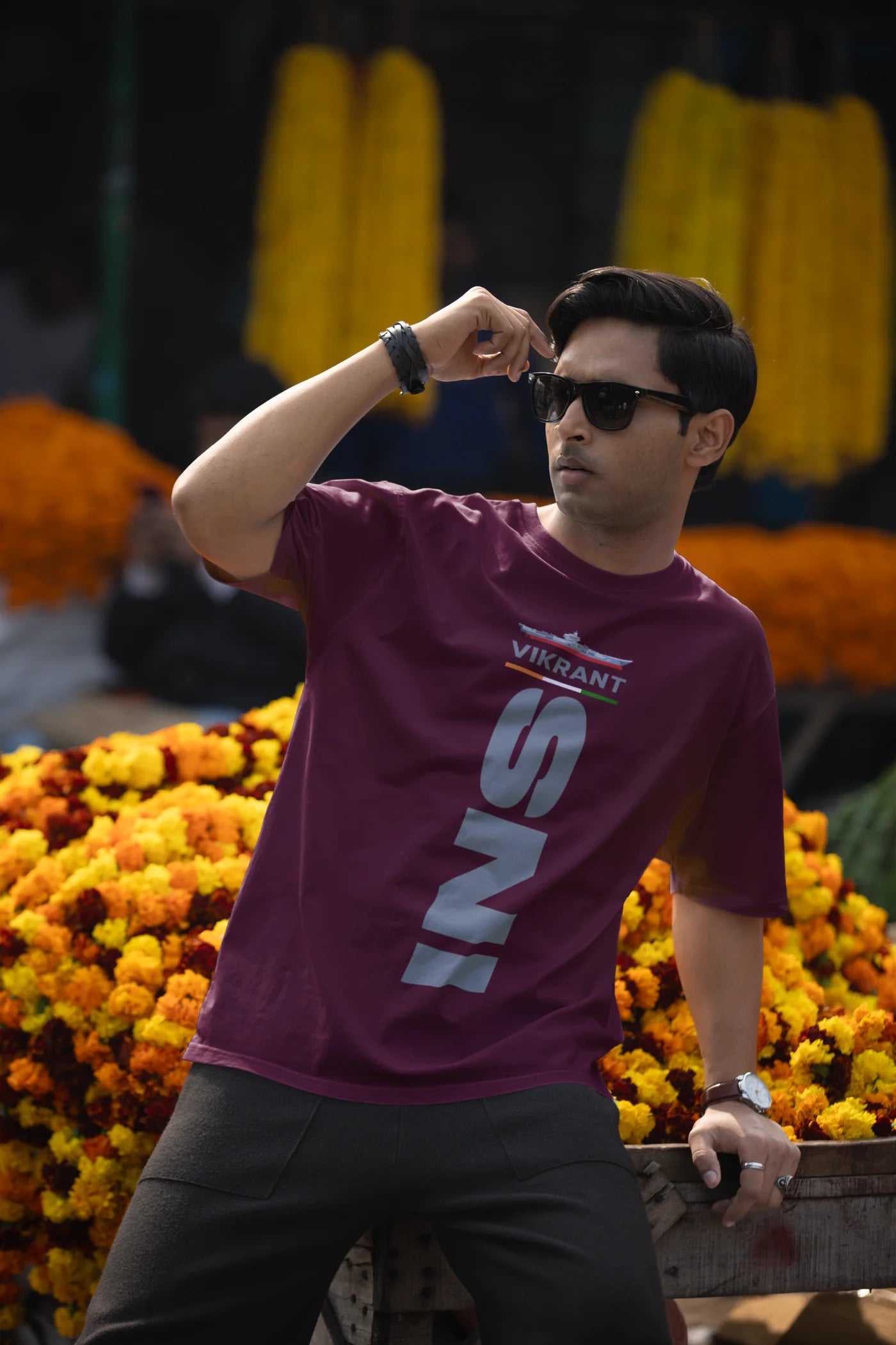INS Vikrant Oversized T-Shirt