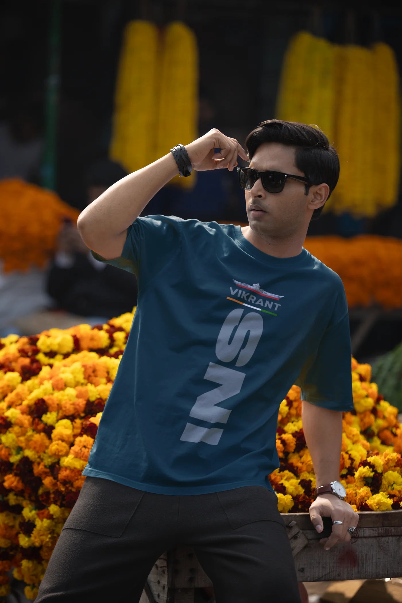 INS Vikrant Oversized T-Shirt