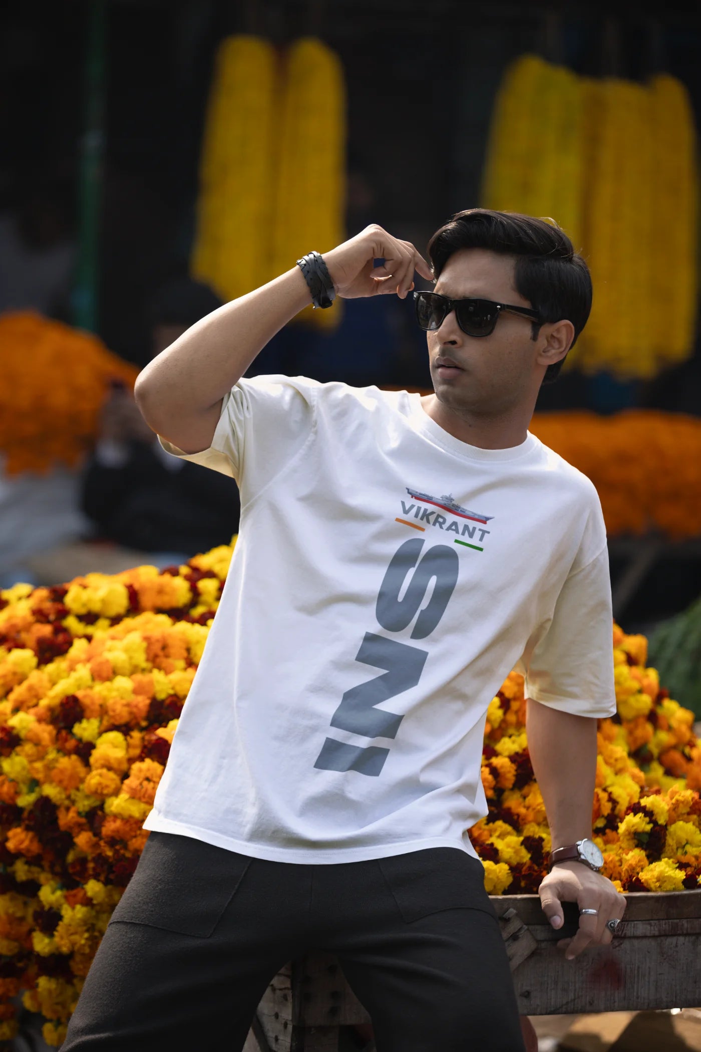 INS Vikrant Oversized T-Shirt