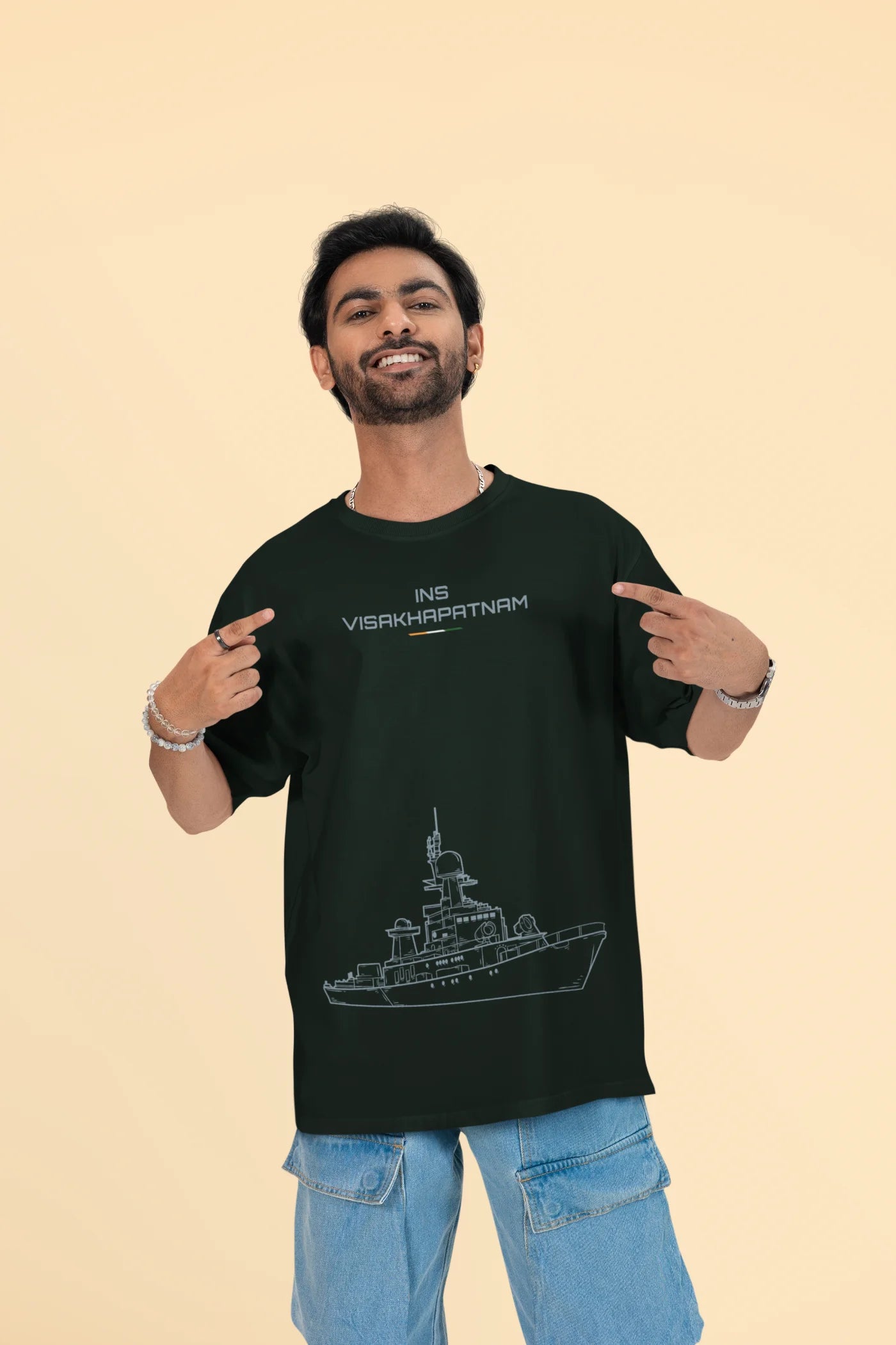 INS Visakhapatnam Oversized T-Shirt