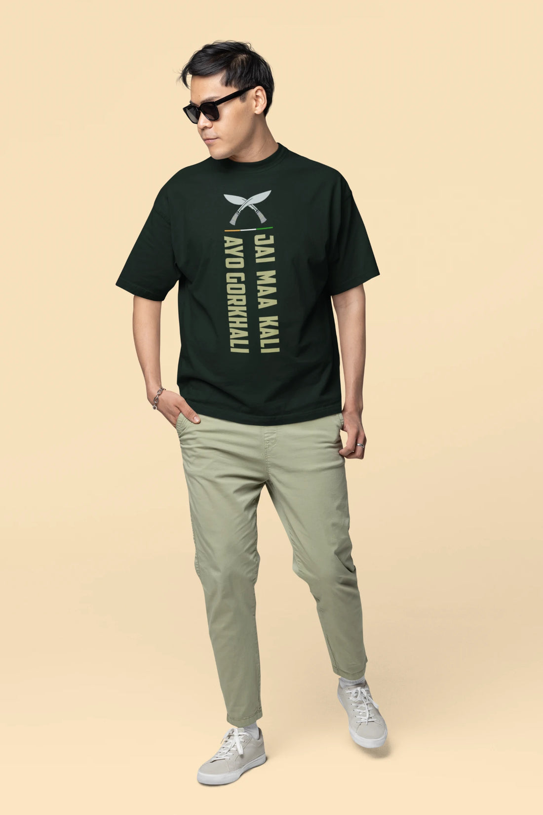 Jai Maa Kali, Ayo Gorkhali Oversized T-Shirt