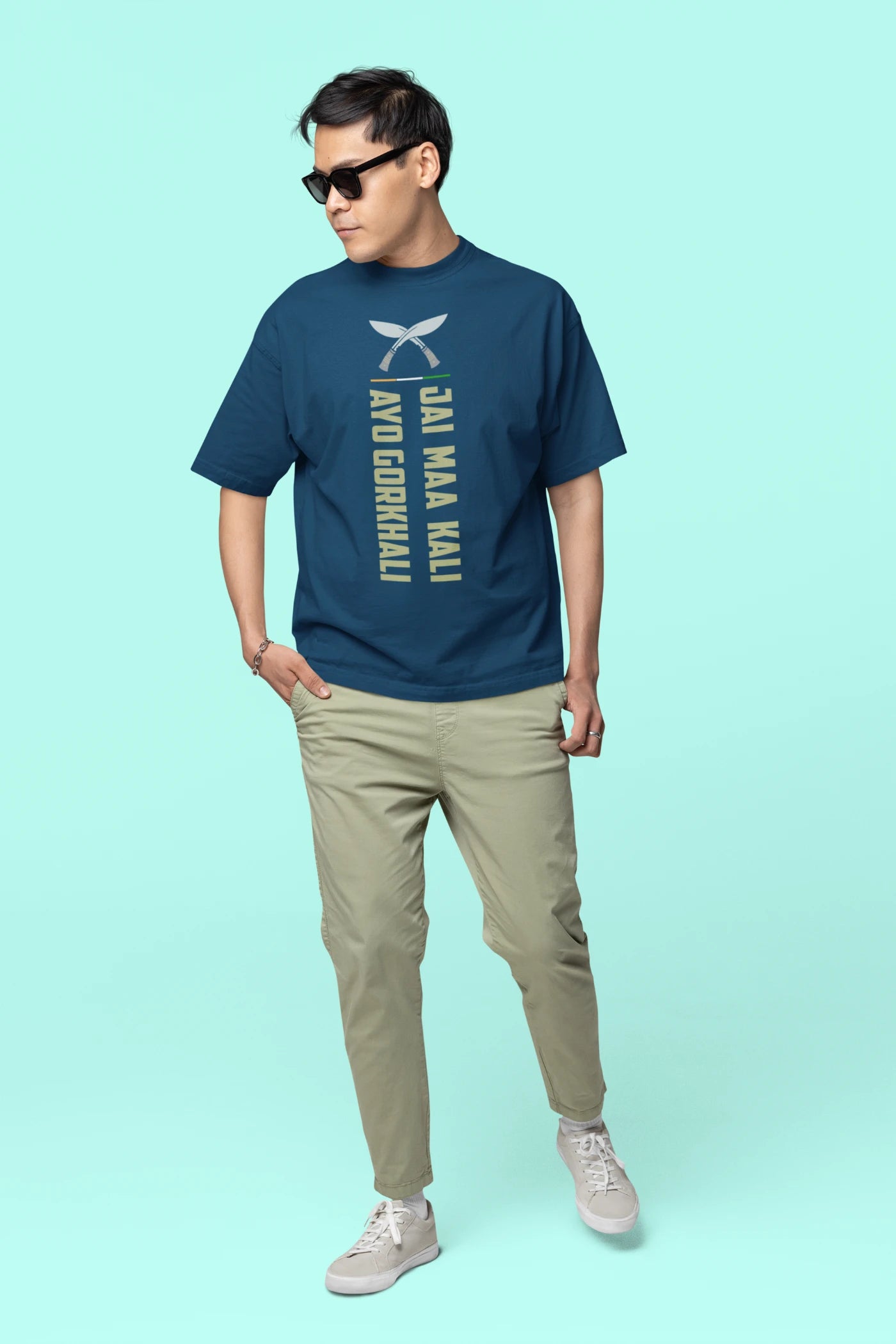 Jai Maa Kali, Ayo Gorkhali Oversized T-Shirt
