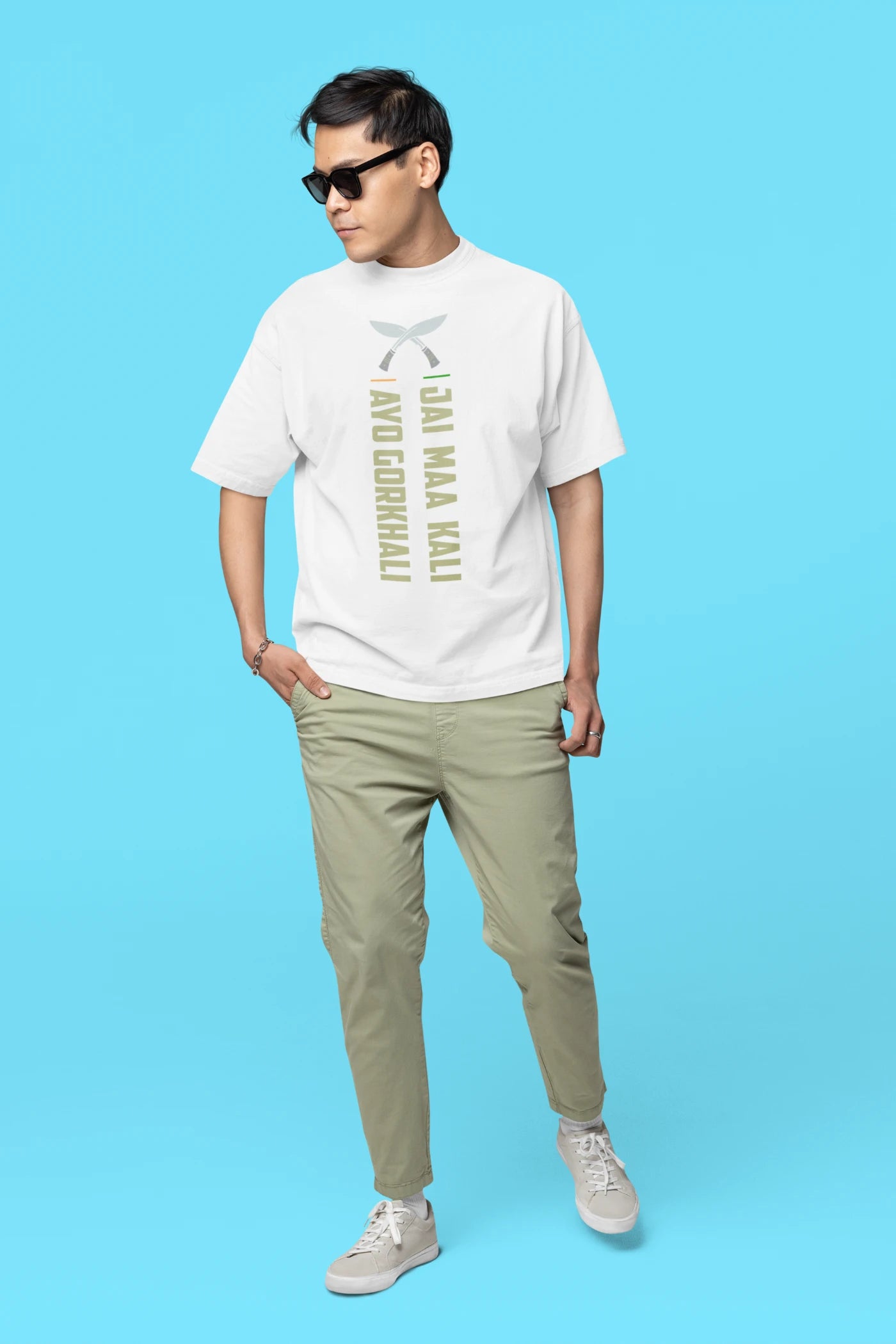 Jai Maa Kali, Ayo Gorkhali Oversized T-Shirt