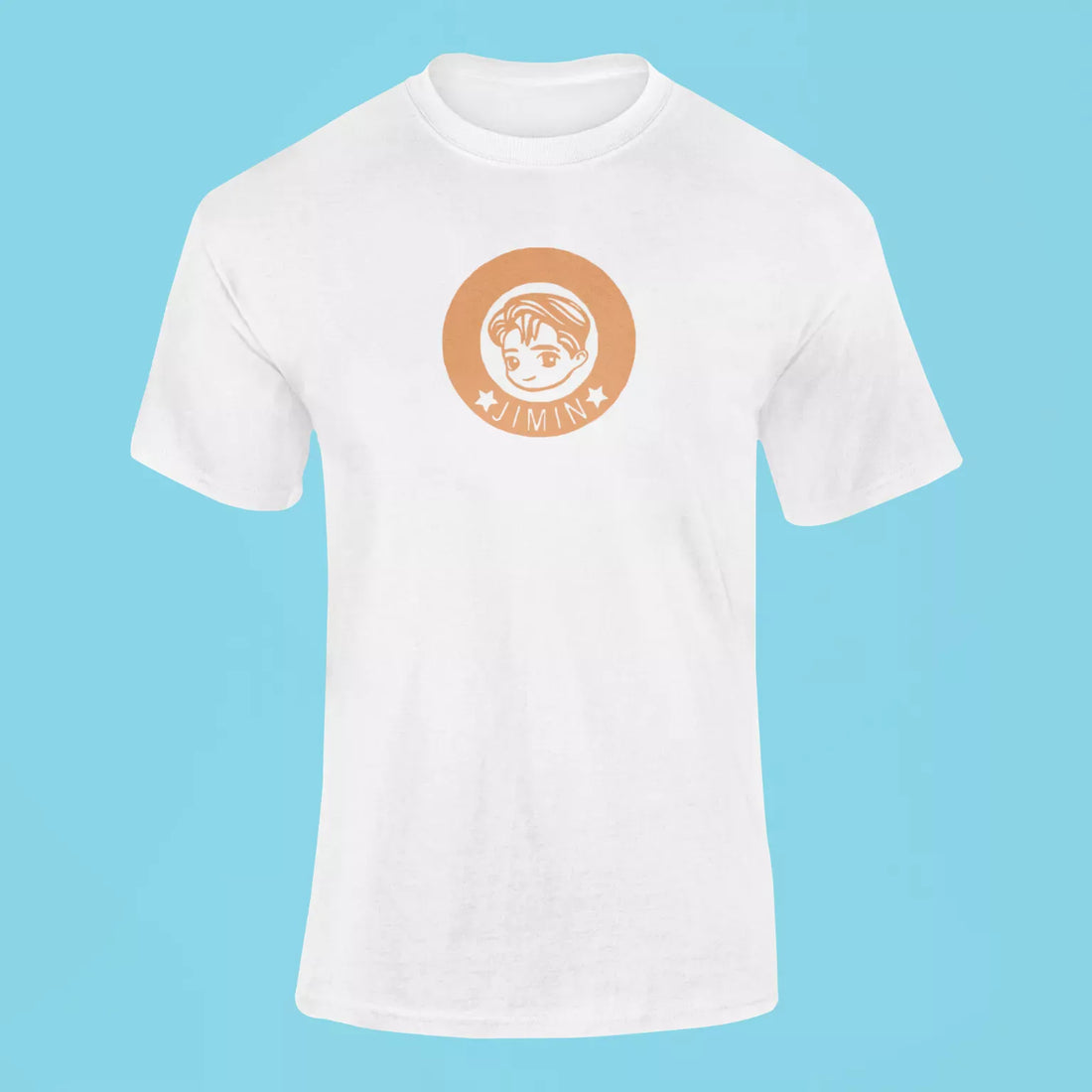 jimin baby face t shirt butter yellow