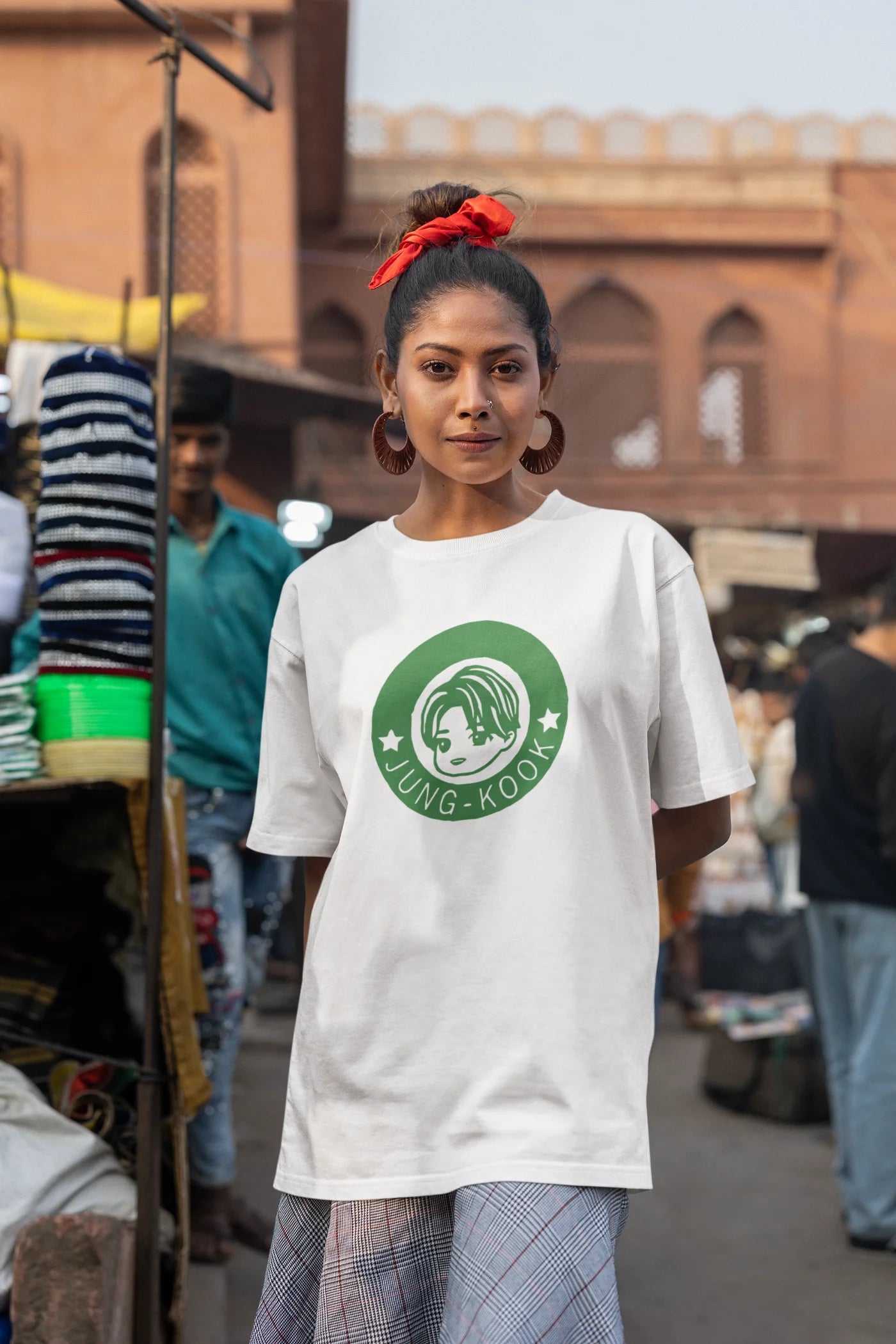 Jung-Kook baby face Oversized T-Shirt