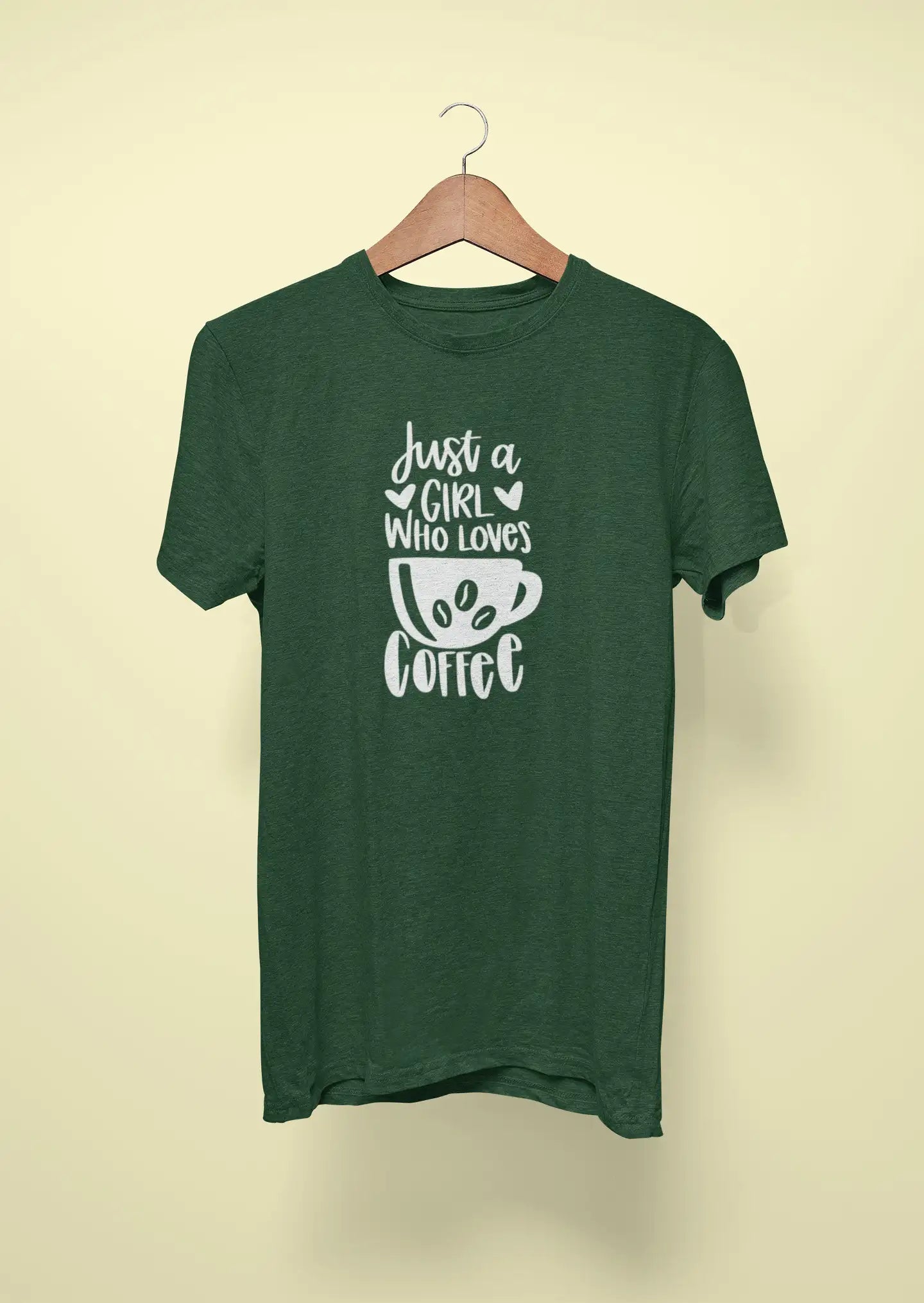 just a girl who loves coffee green