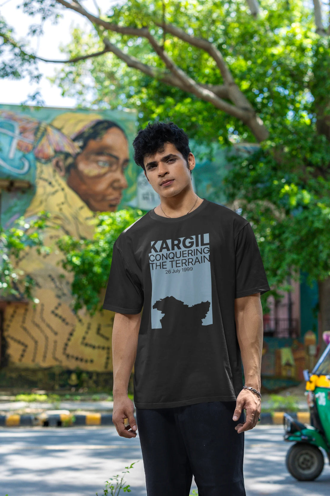Kargil Conquering the terrain Oversized T-Shirt