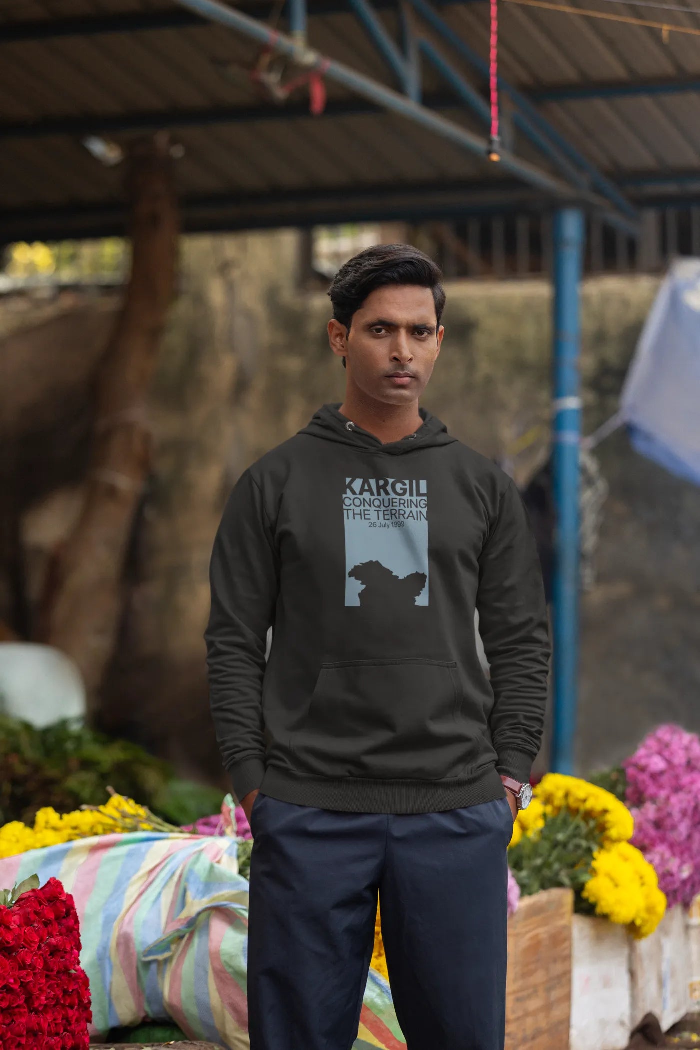 Kargil Conquering the terrain Unisex Hoodie