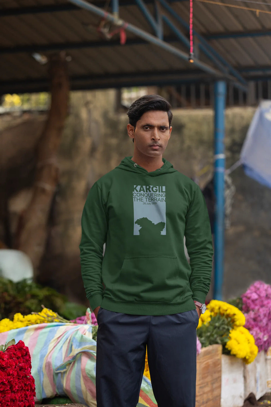 Kargil Conquering the terrain Unisex Hoodie