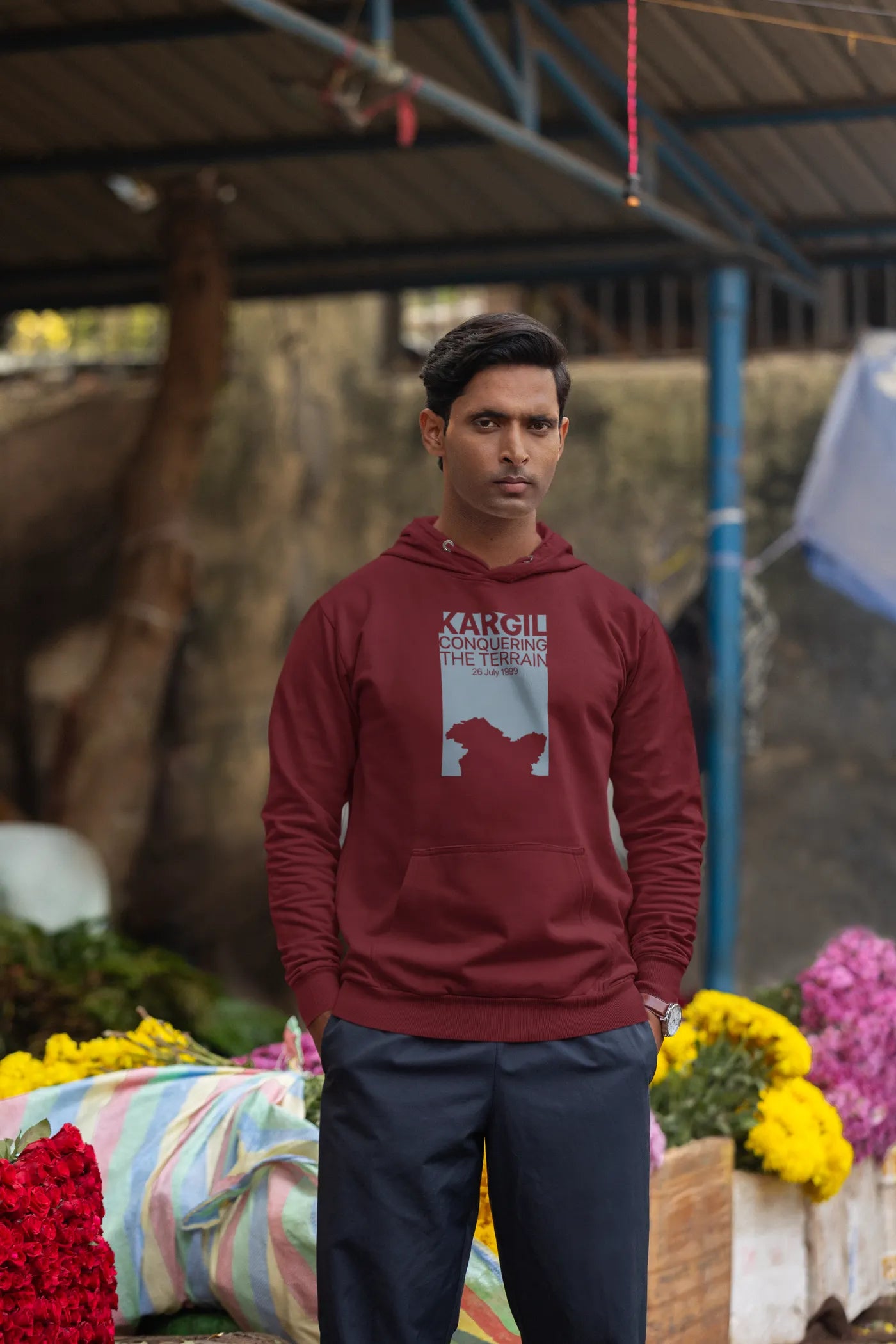 Kargil Conquering the terrain Unisex Hoodie