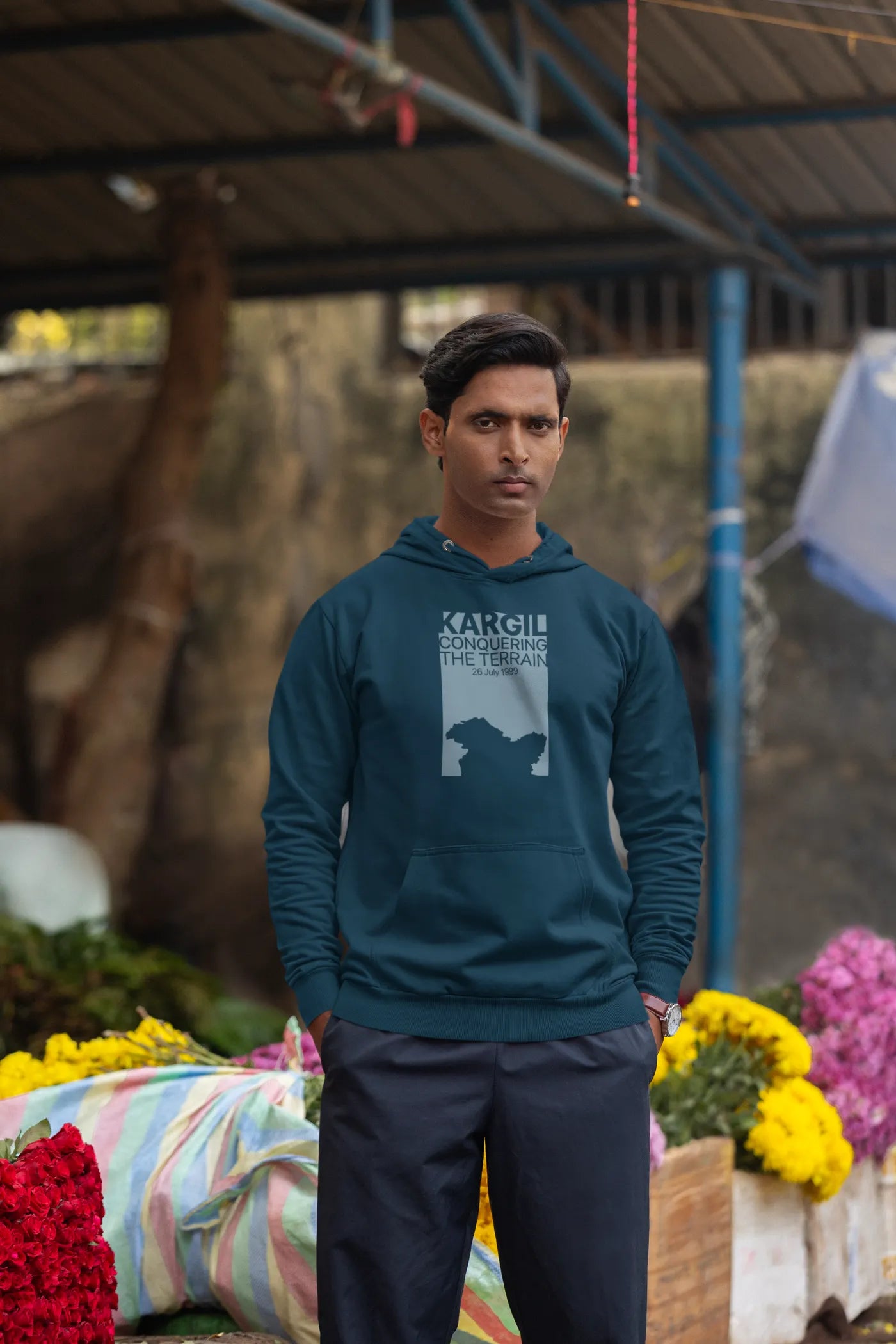 Kargil Conquering the terrain Unisex Hoodie