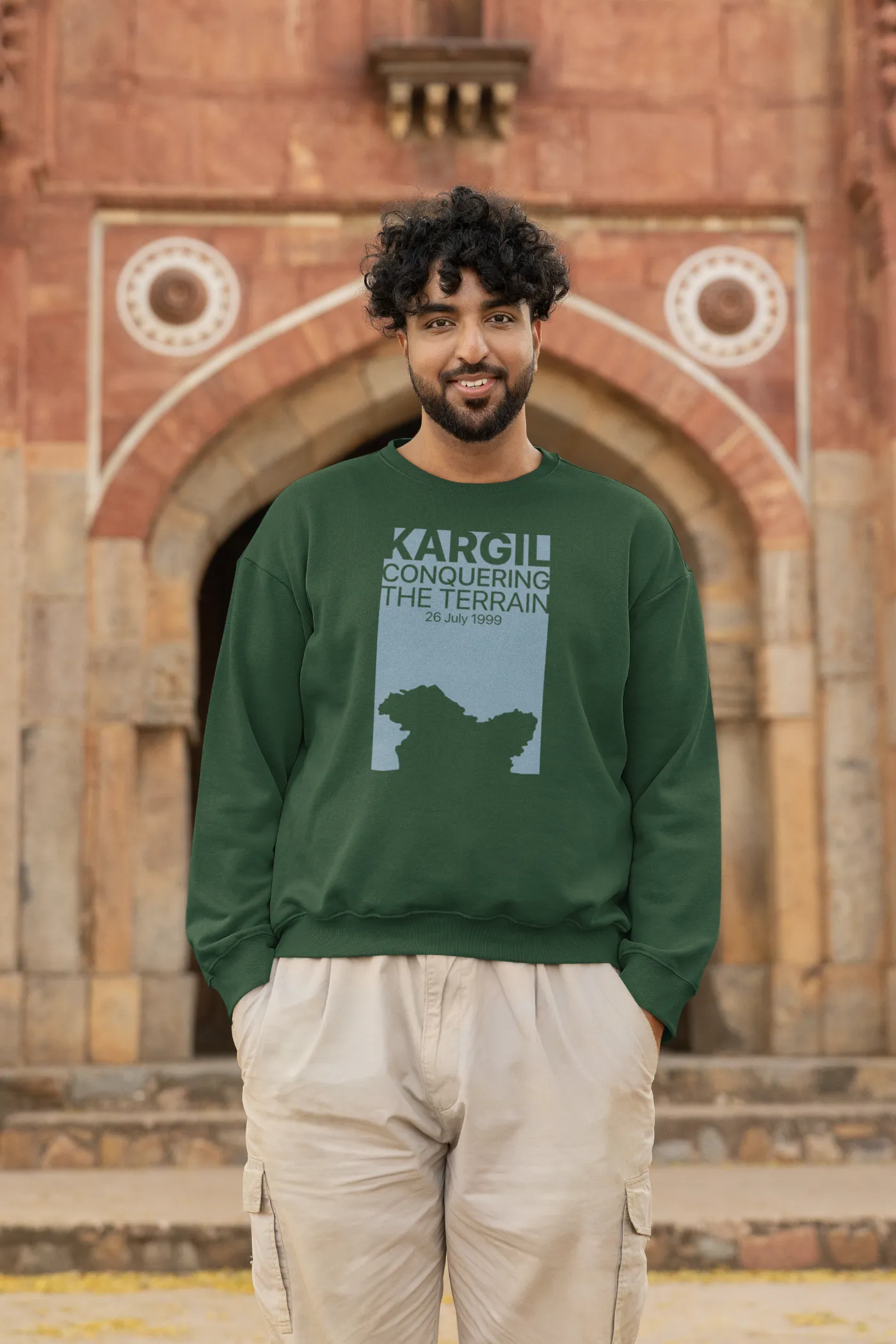 Kargil Conquering the terrain Unisex Sweatshirt