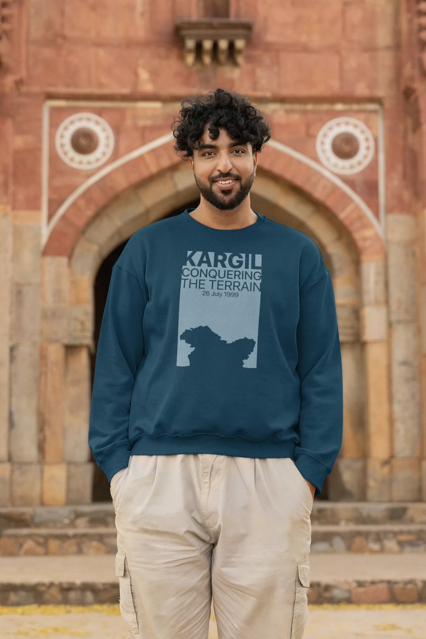 Kargil Conquering the terrain Unisex Sweatshirt
