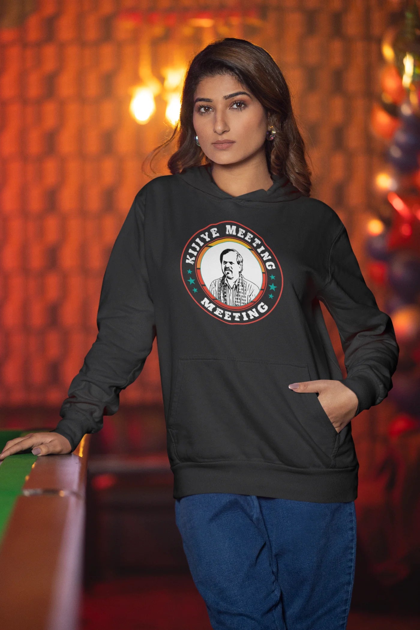 Kijiye Meeting Meeting Unisex Hoodie