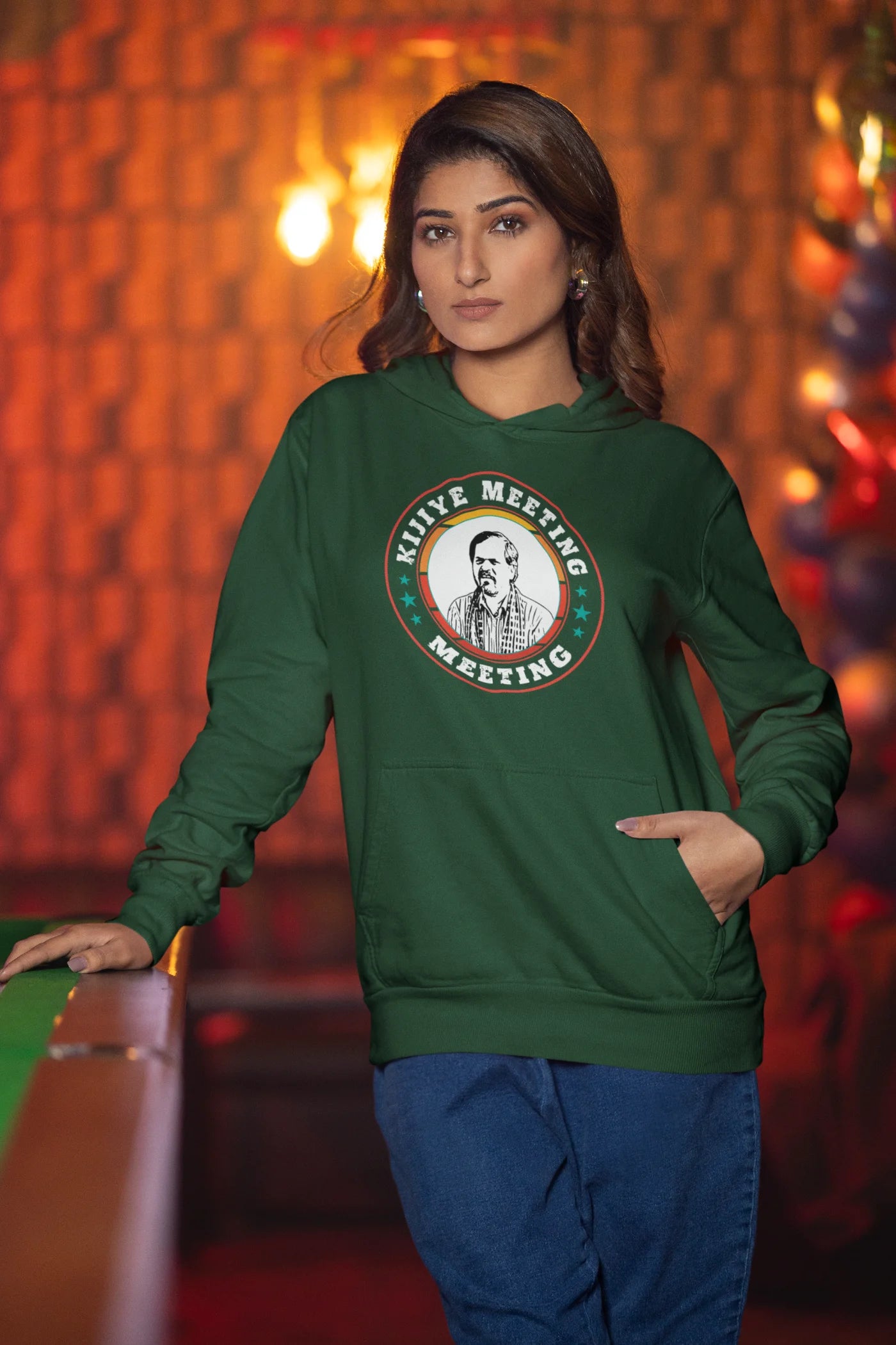 Kijiye Meeting Meeting Unisex Hoodie