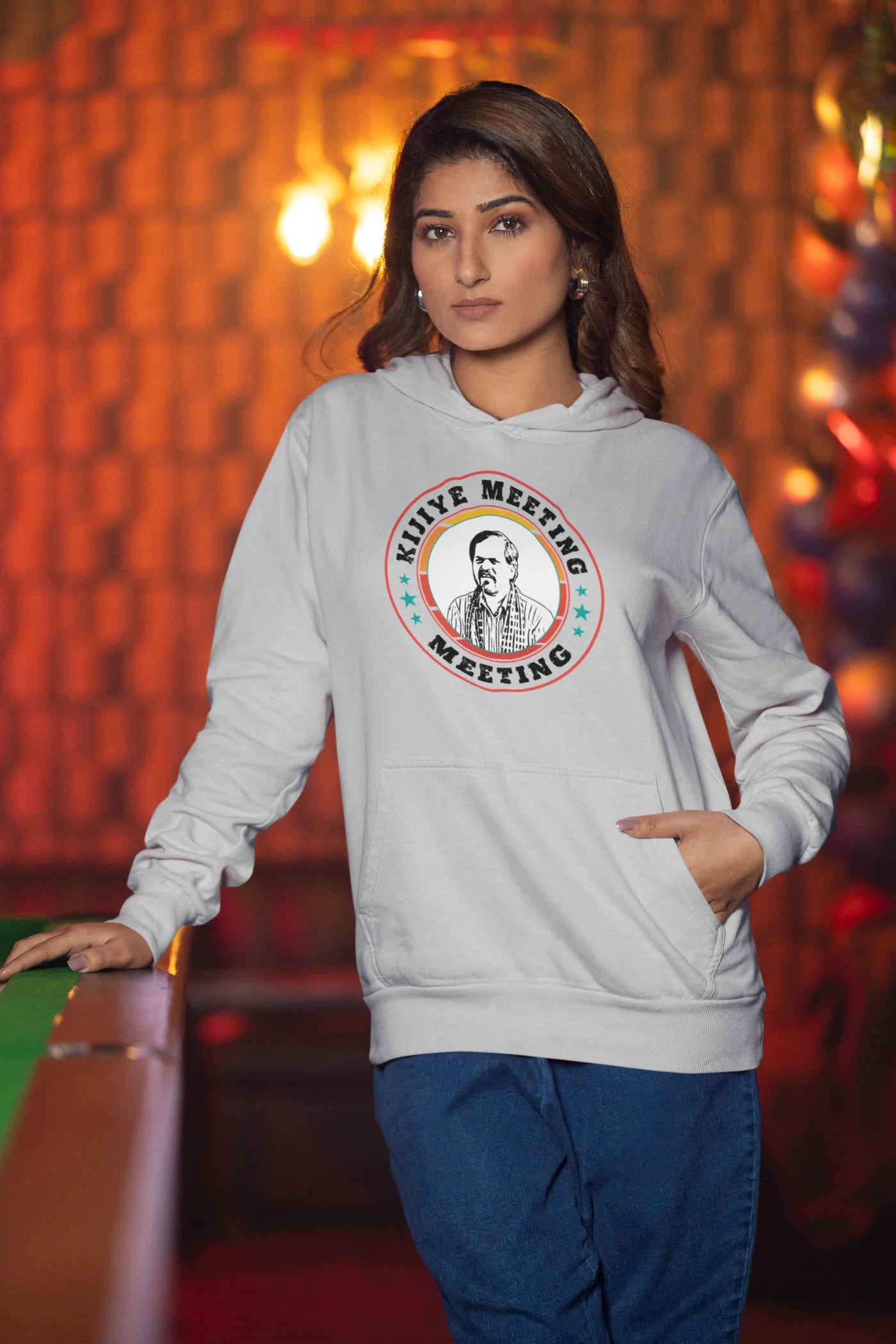 Kijiye Meeting Meeting Unisex Hoodie
