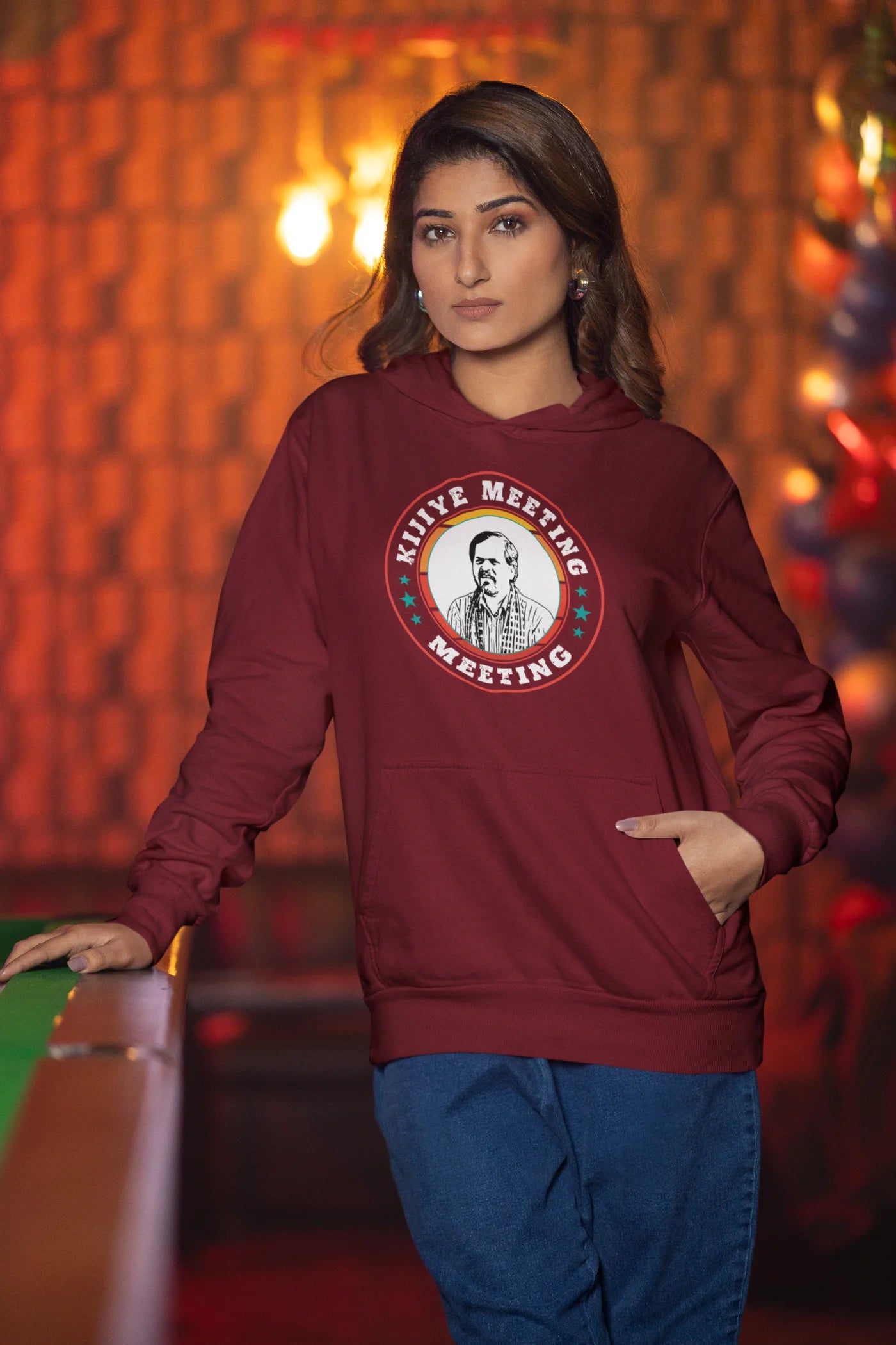 Kijiye Meeting Meeting Unisex Hoodie
