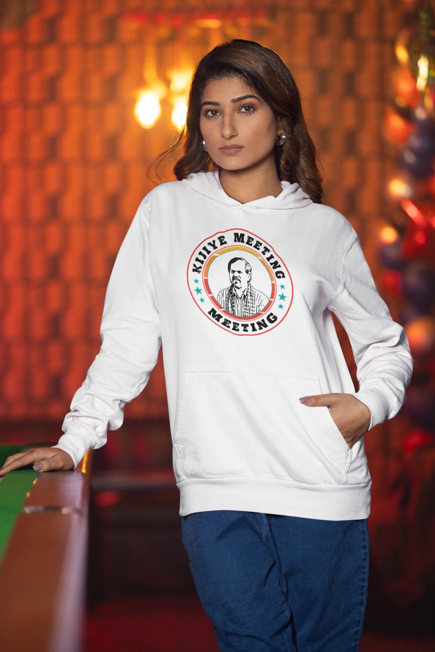 Kijiye Meeting Meeting Unisex Hoodie