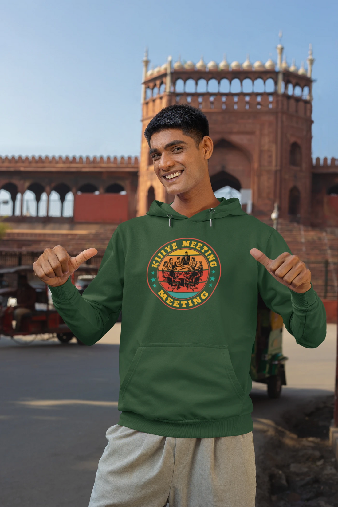 Kijiye meeting meeting Unisex Hoodie