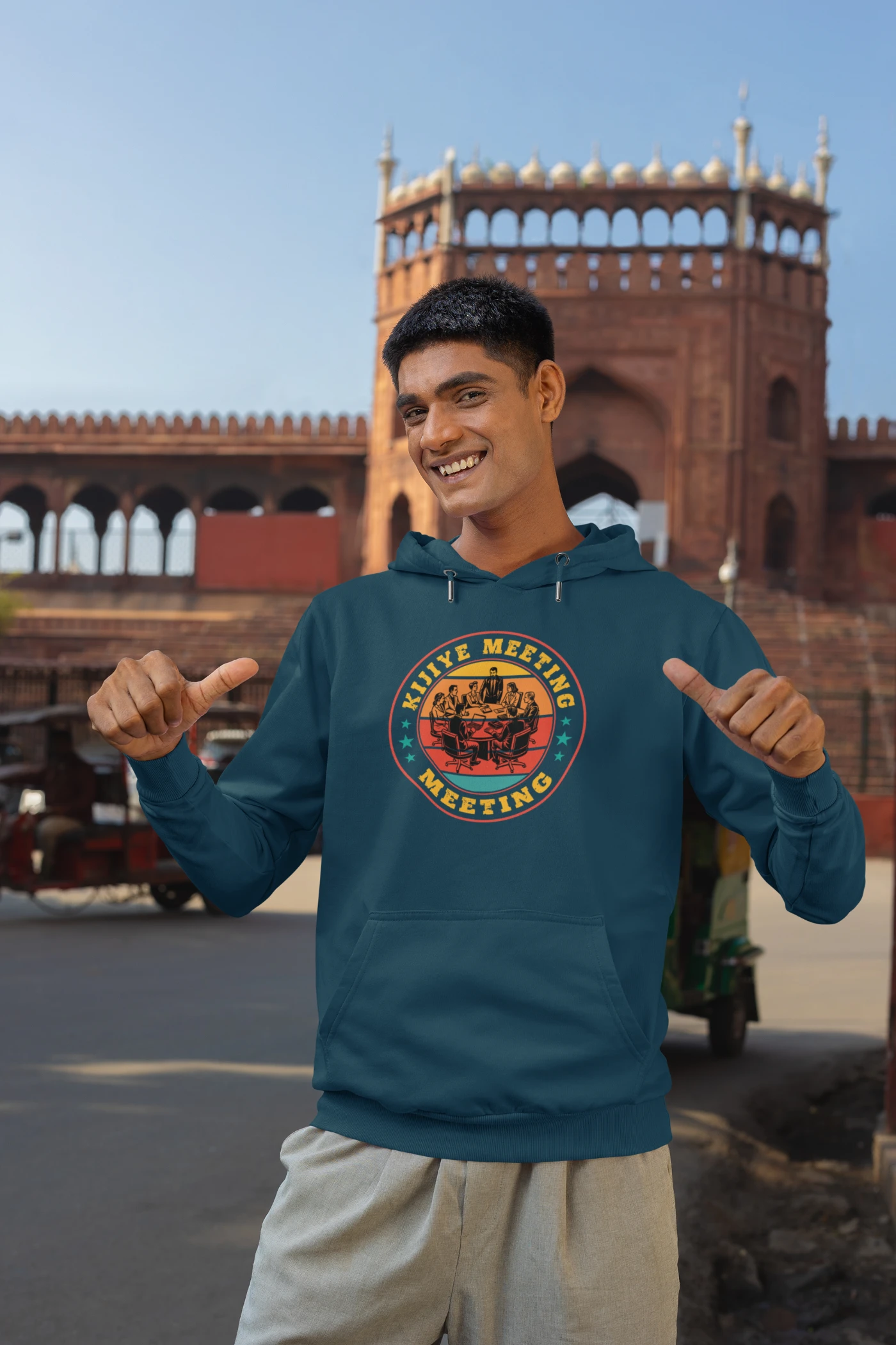 Kijiye meeting meeting Unisex Hoodie