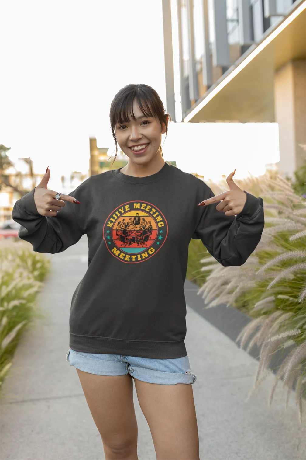 Kijiye meeting meeting Unisex Sweatshirt