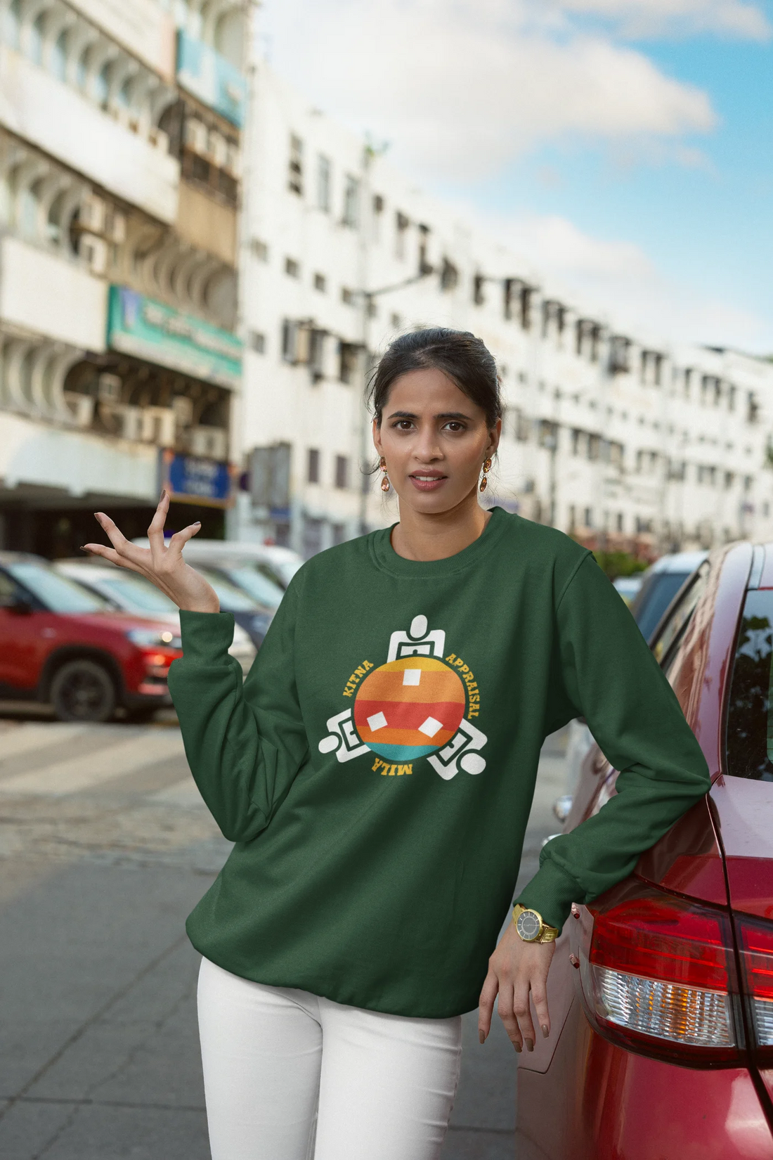 Kitna beoordeling mila unisex sweatshirt