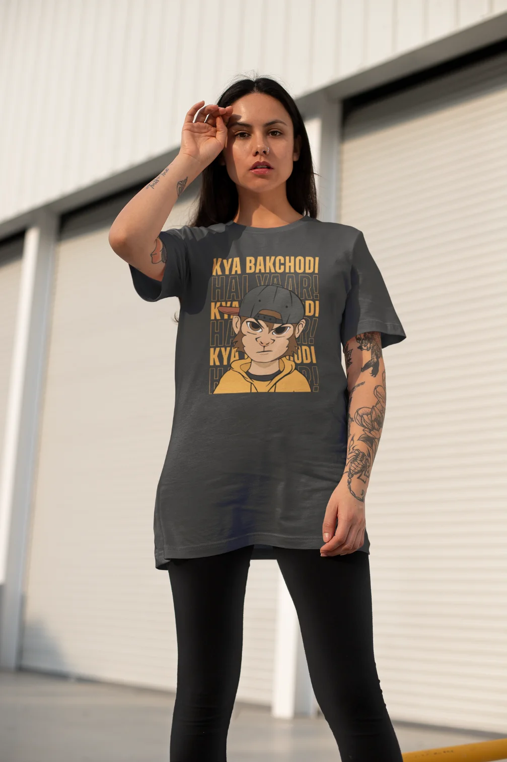 Kya bakch*di hai yaar Oversized T-Shirt