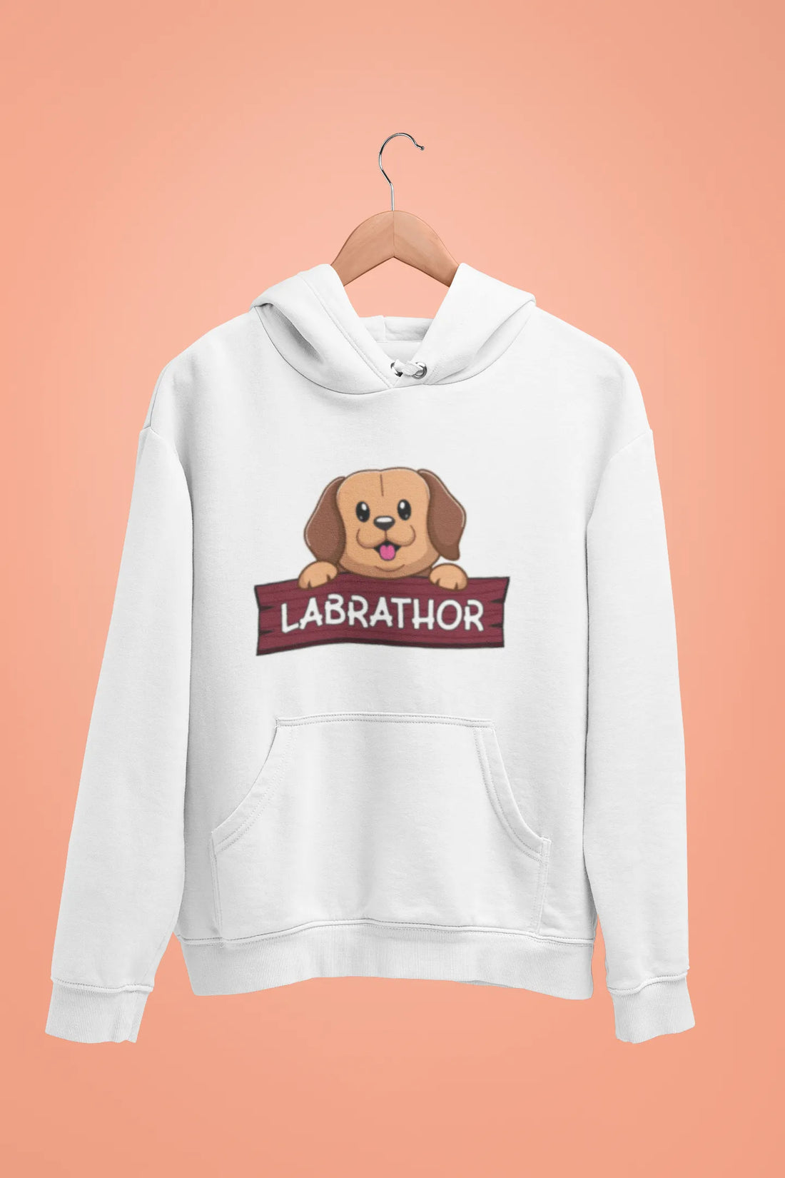 labrador labrathor unisex hoodie mint green