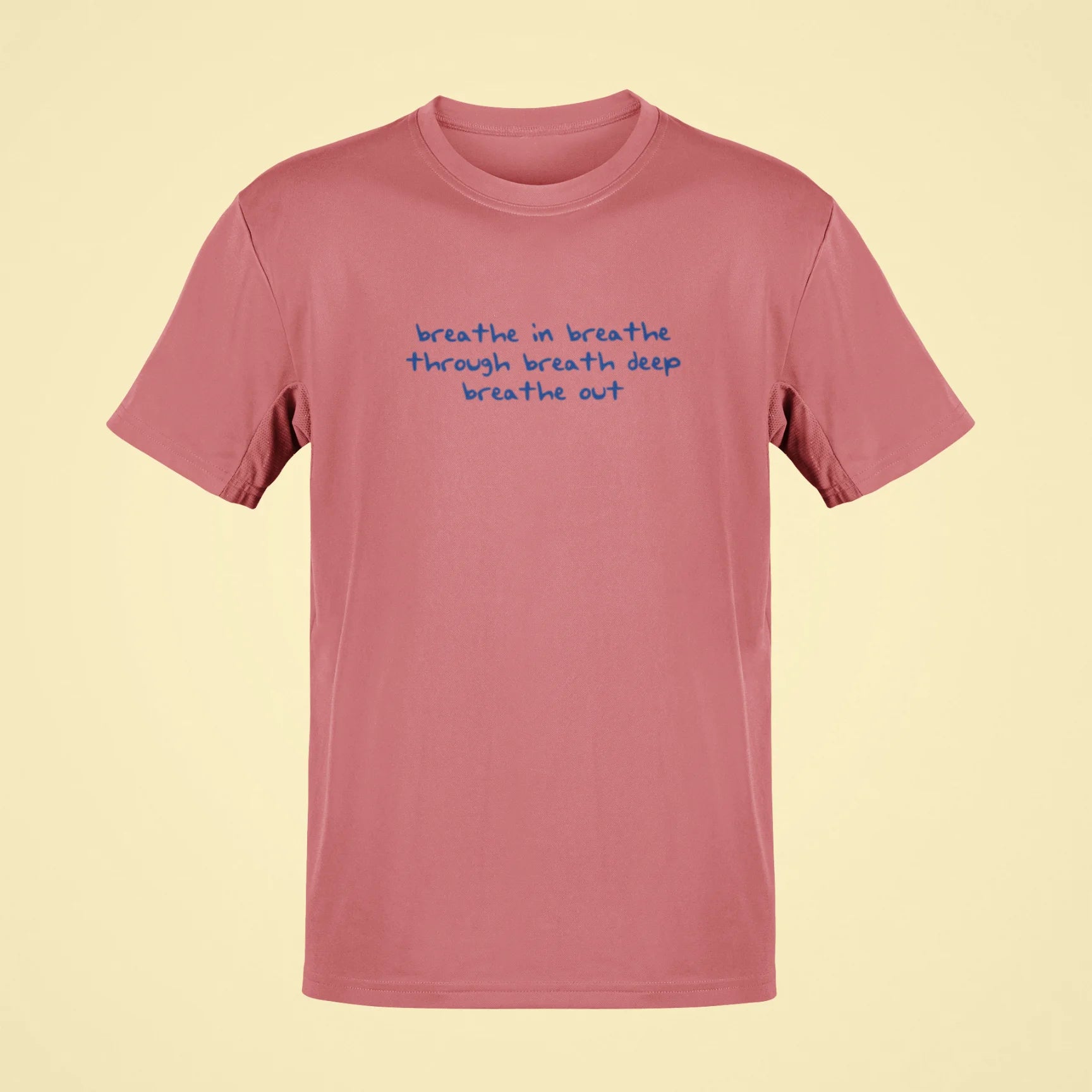 labyrinth breathe in breathe through breath deep breathe out oversized t shirt rose