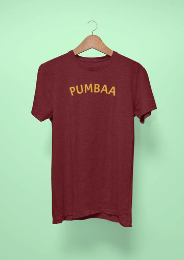 lion king pumbaa maroon front