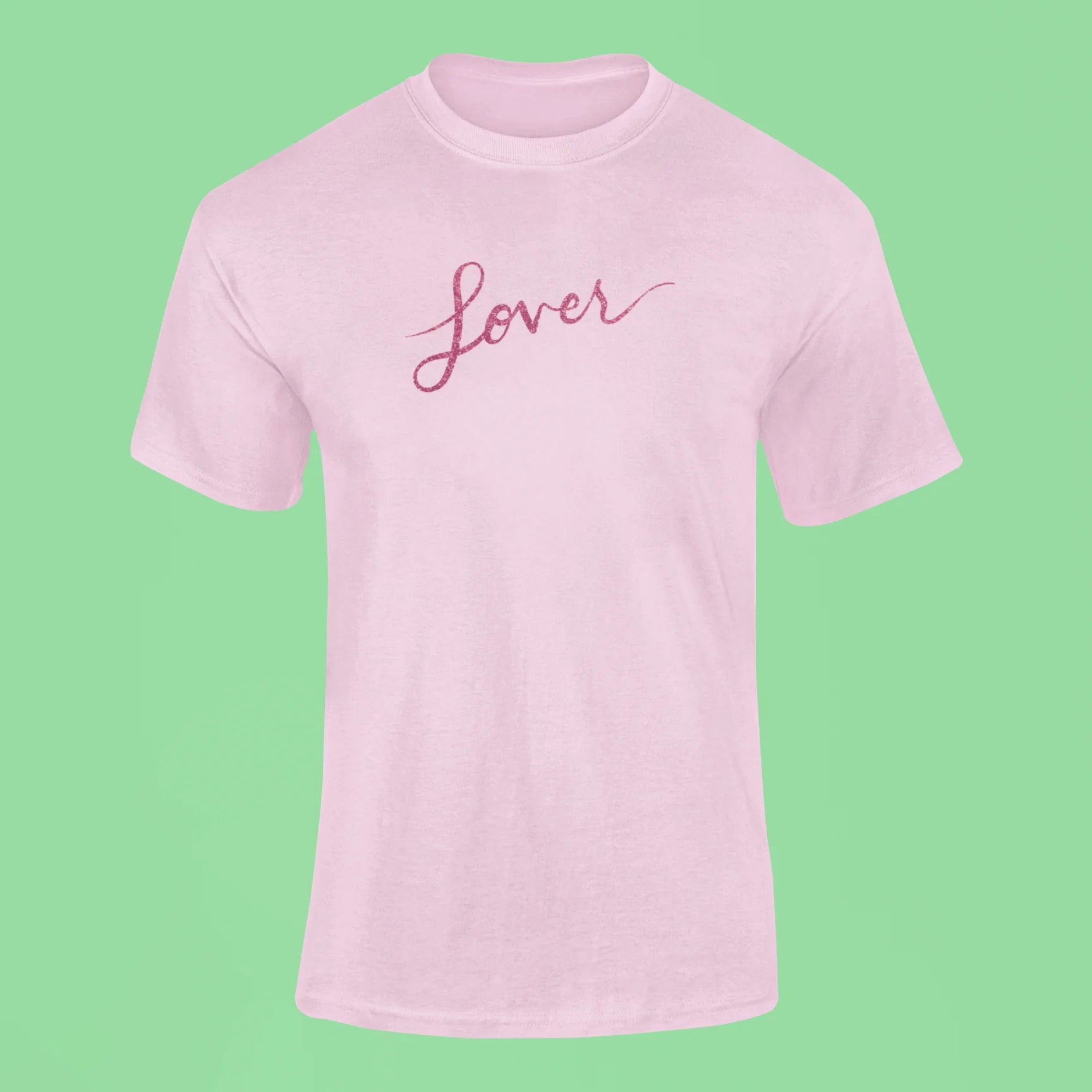 lover t shirt pink