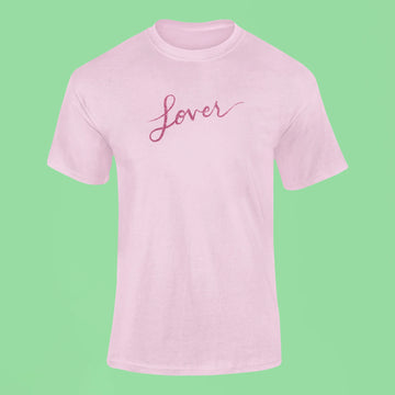 lover t shirt pink