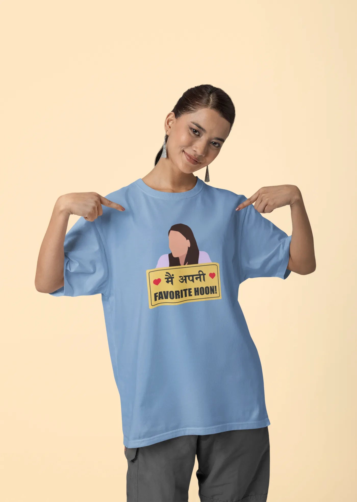 Main apni favorite hoon Oversized T-Shirt