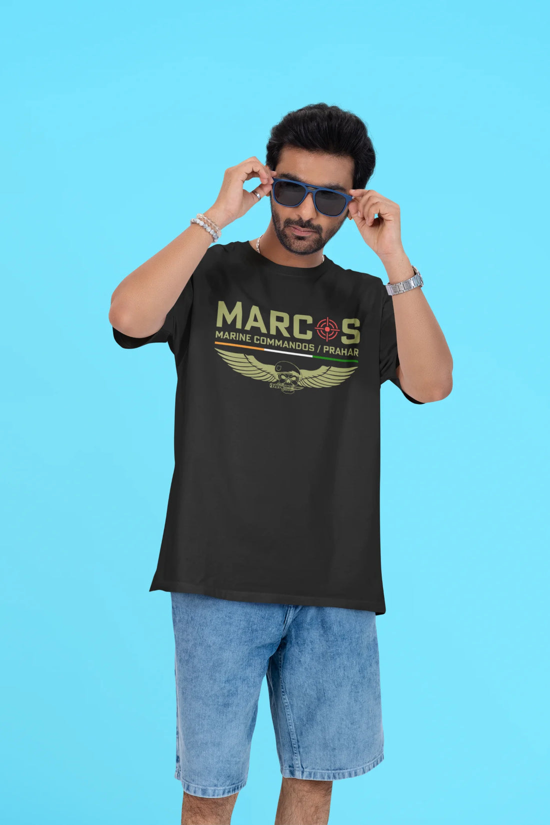 MARCOS Marine Commandos Oversized T-Shirt